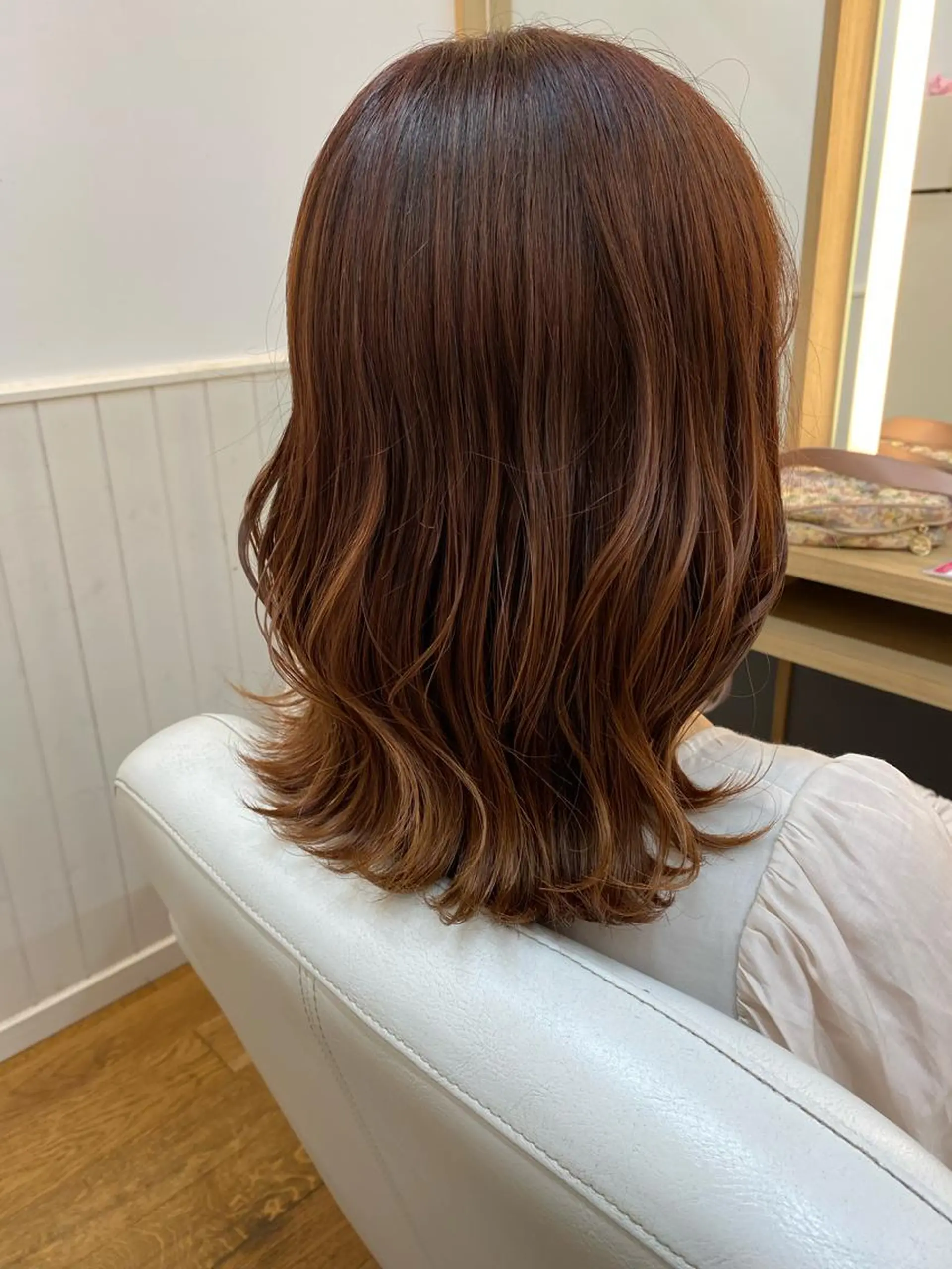 ミディアム カラー ヘアアレンジ 韓国ヘア sasugaのヘアスタイル