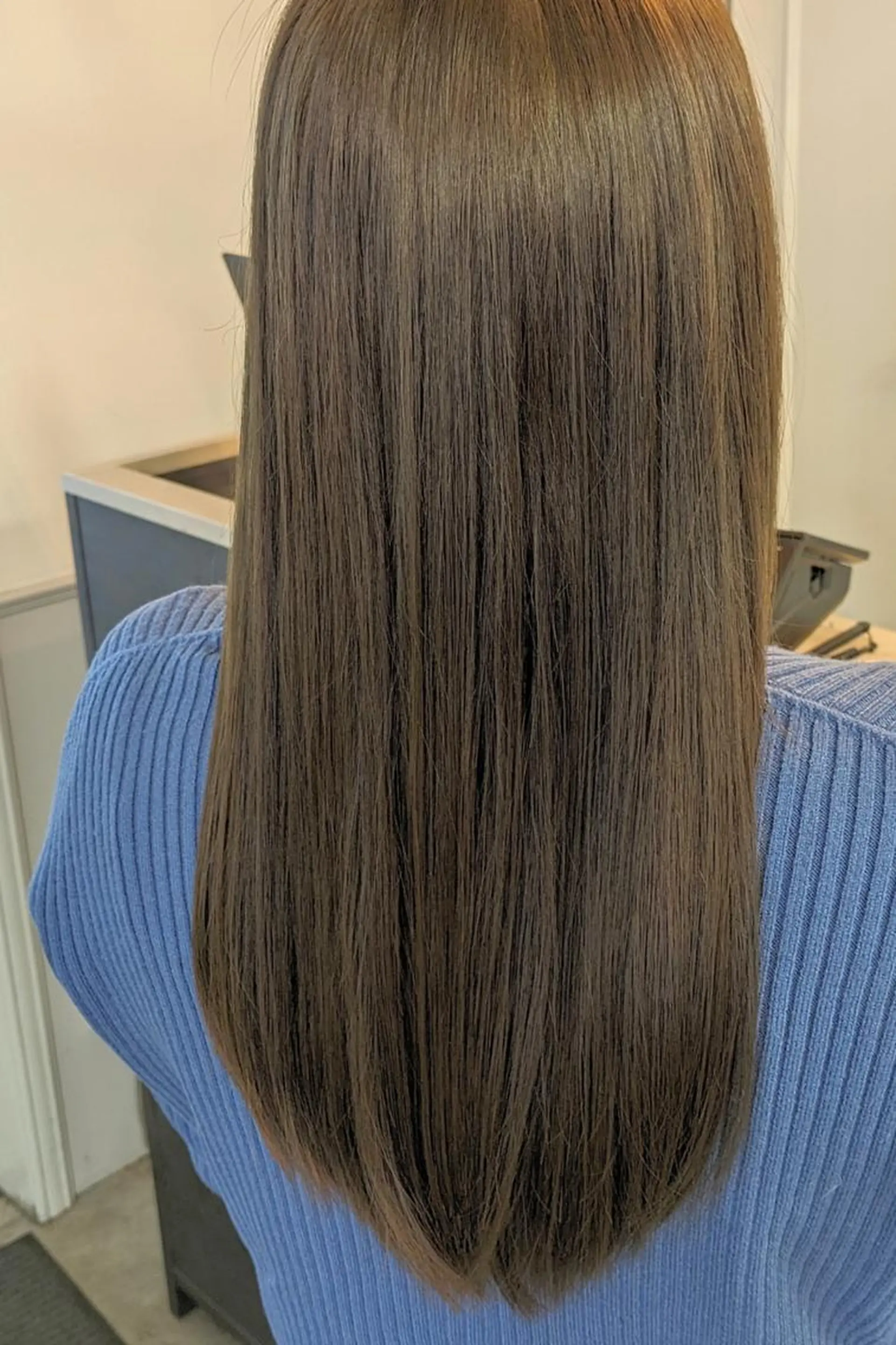 ロング ヘアカラー トリートメント ベージュ＊Spica 【ミルクティー】のヘアスタイル