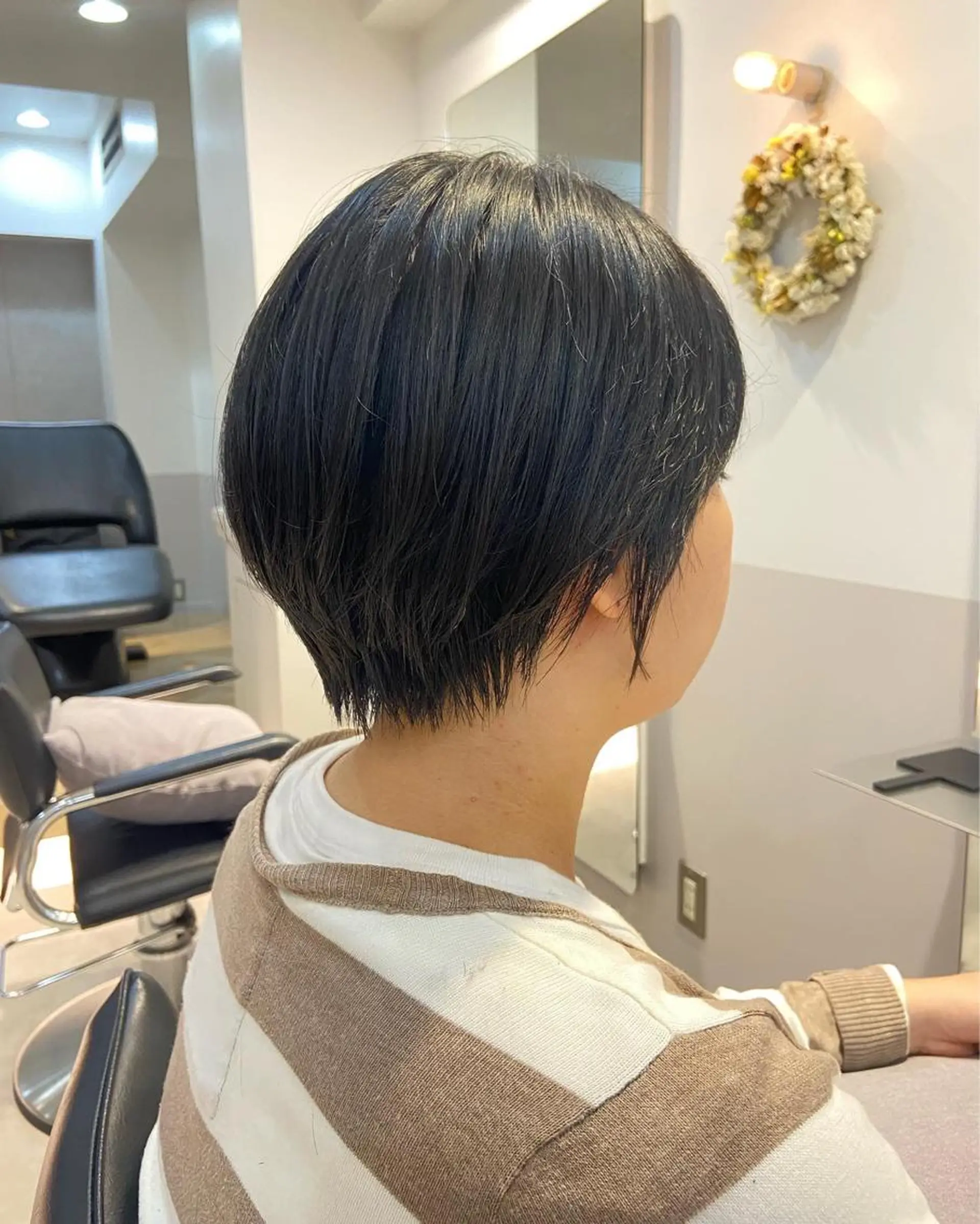ショート カラー 山下夕月 ショート🫧ボブのヘアスタイル