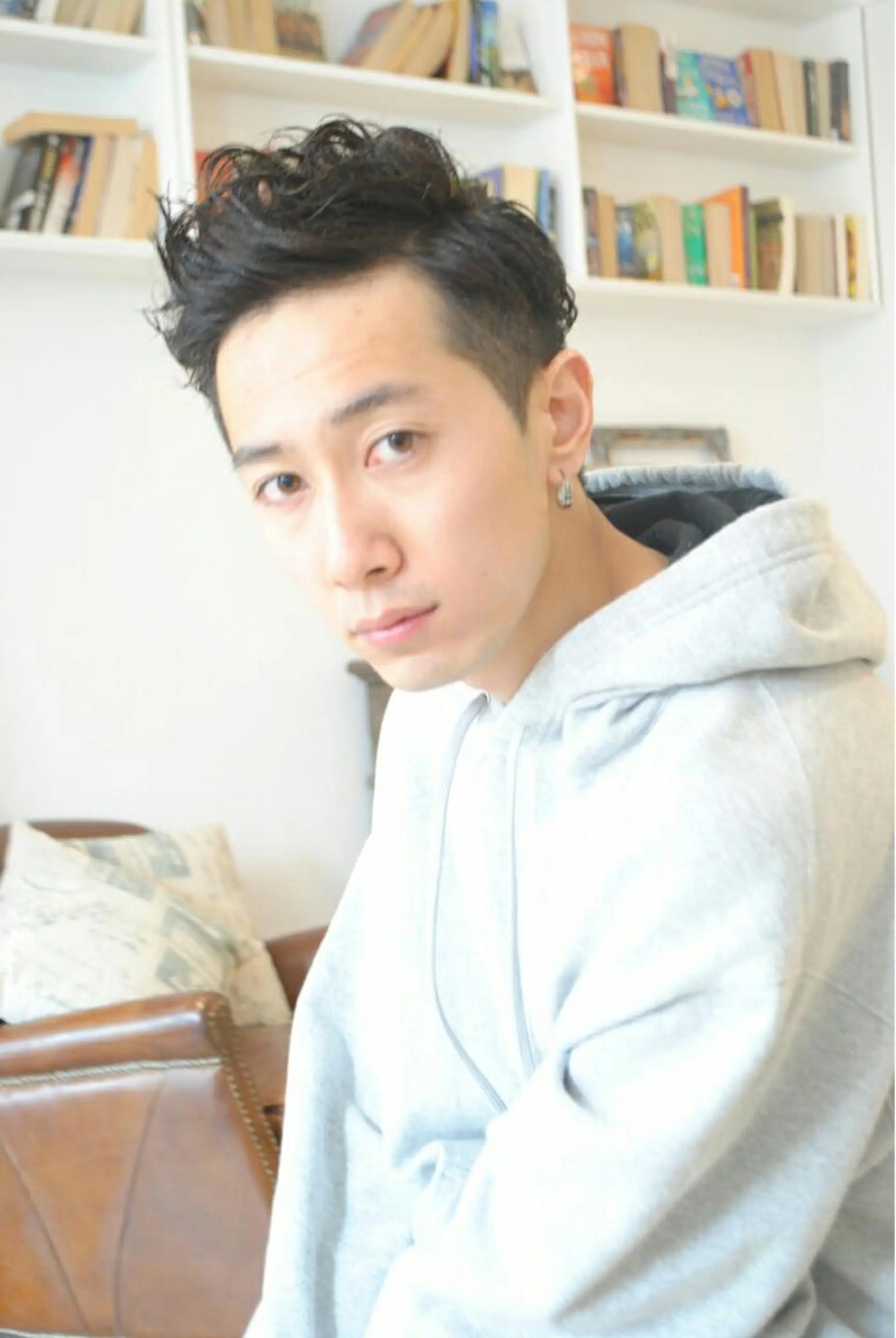 ショート カラー メンズ 川俣 洋仁のヘアスタイル