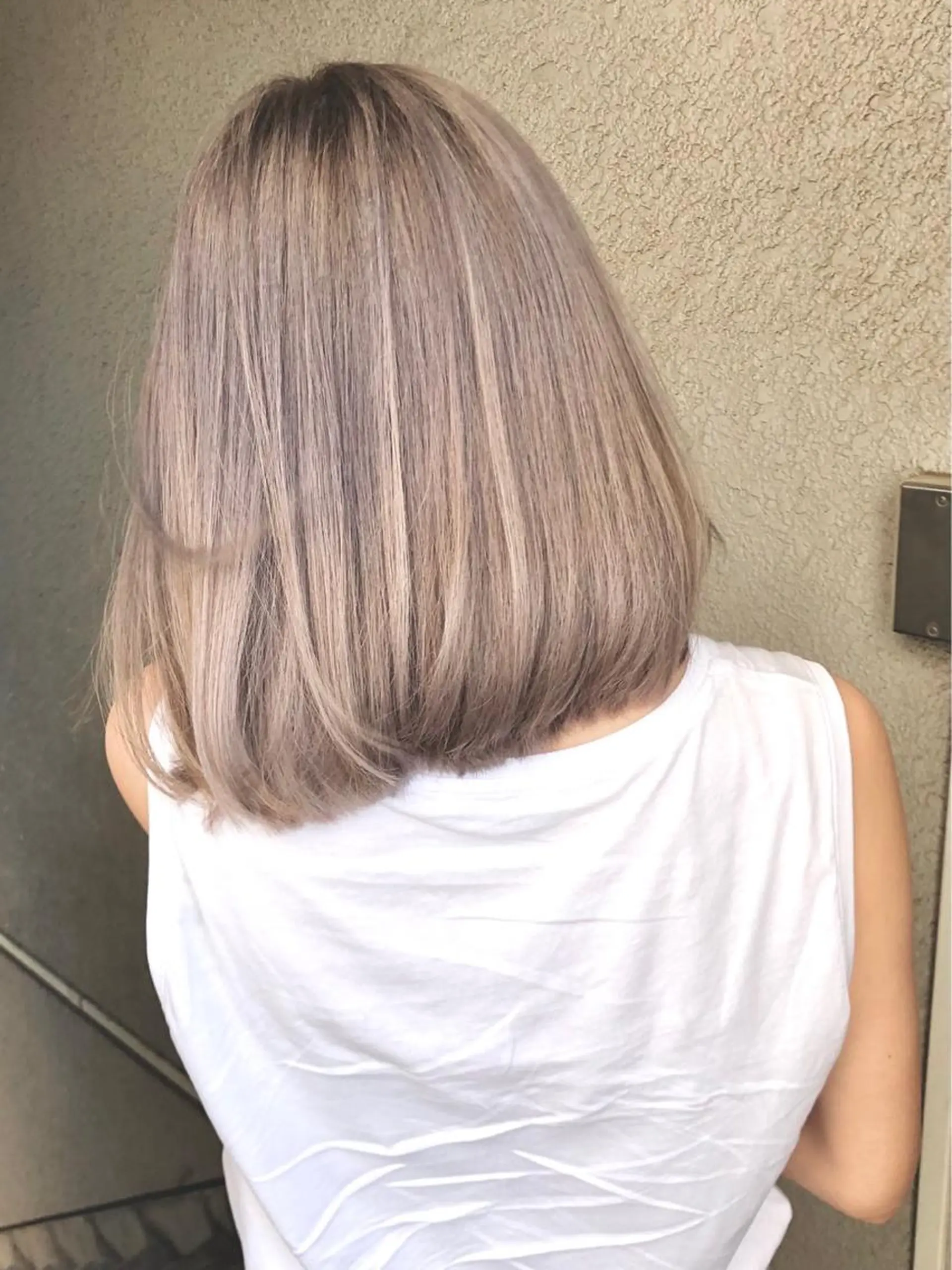 ミディアム カラー トリートメント ブリーチカラー🌈 石垣翔太のヘアスタイル