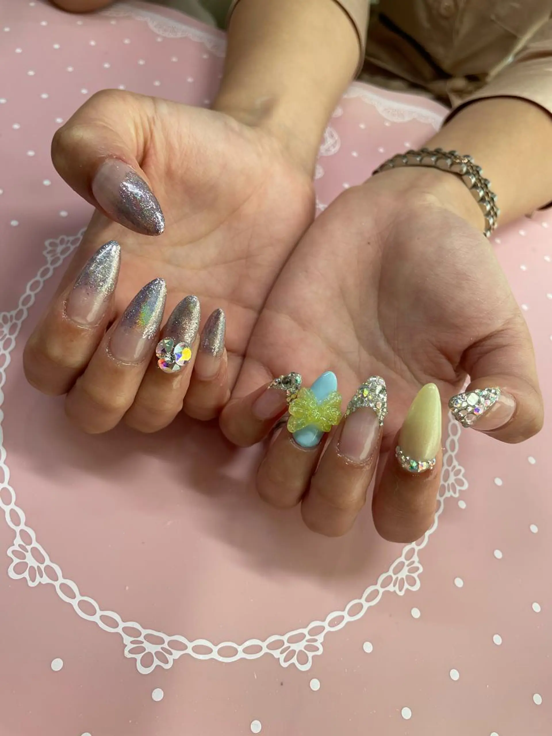 セミロング ネイル ハンドネイル 《LB》ラブリエ Nail&eyeのマツエク・マツパデザイン