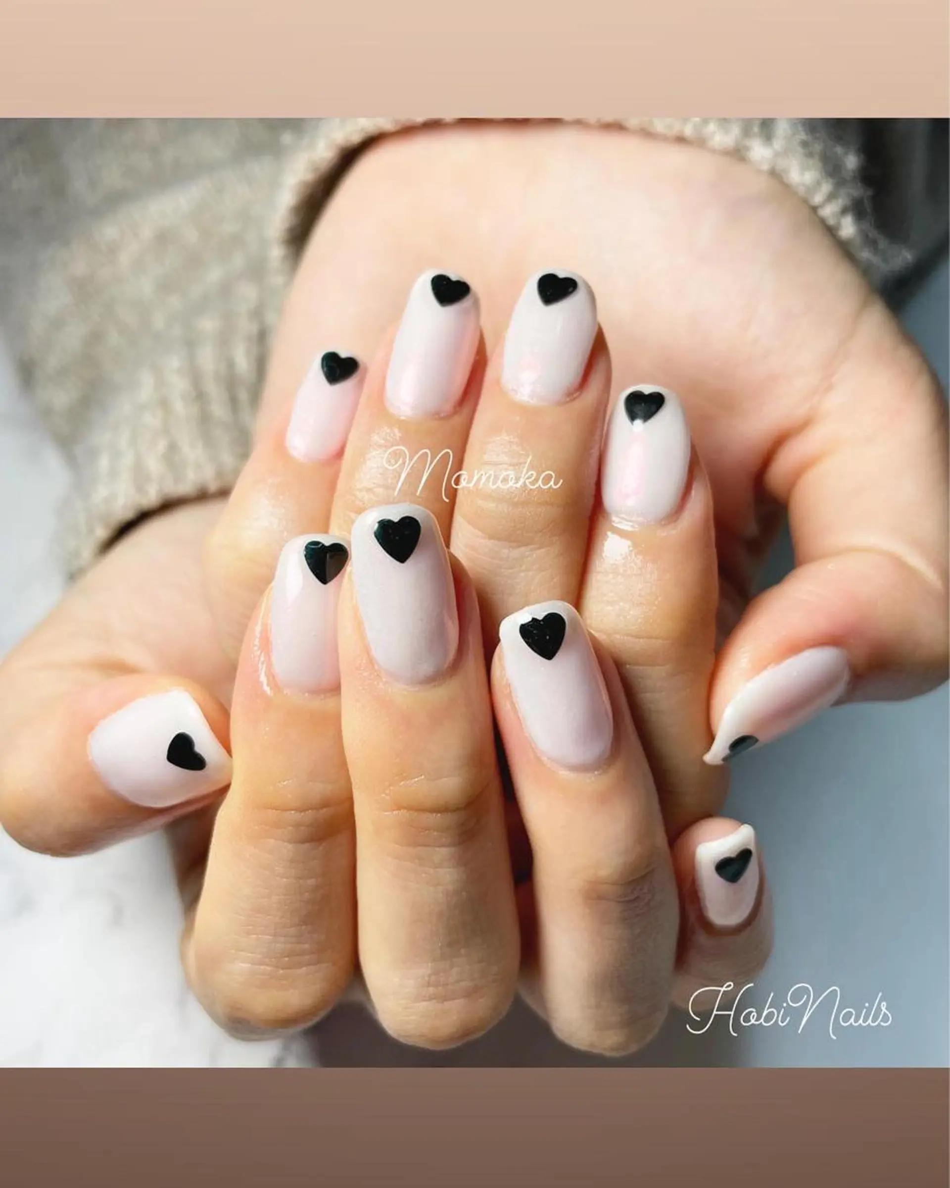 ネイル オーロラネイル シンプルネイル Momo nailsalonのネイルデザイン