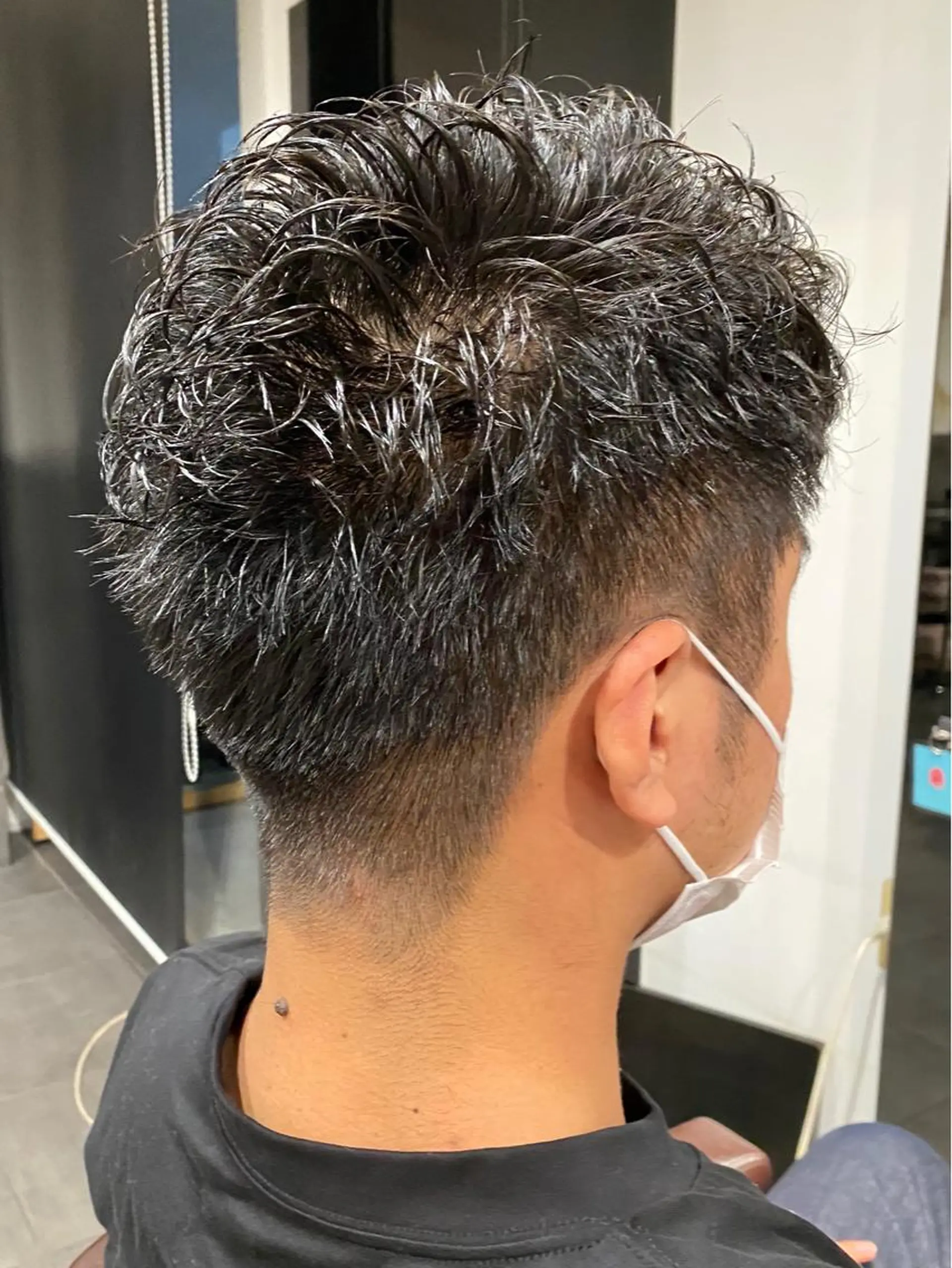 パーマ メンズ カット パーマ ⭕️メンズパーマ⭕️ 山口　裕太郎のヘアスタイル