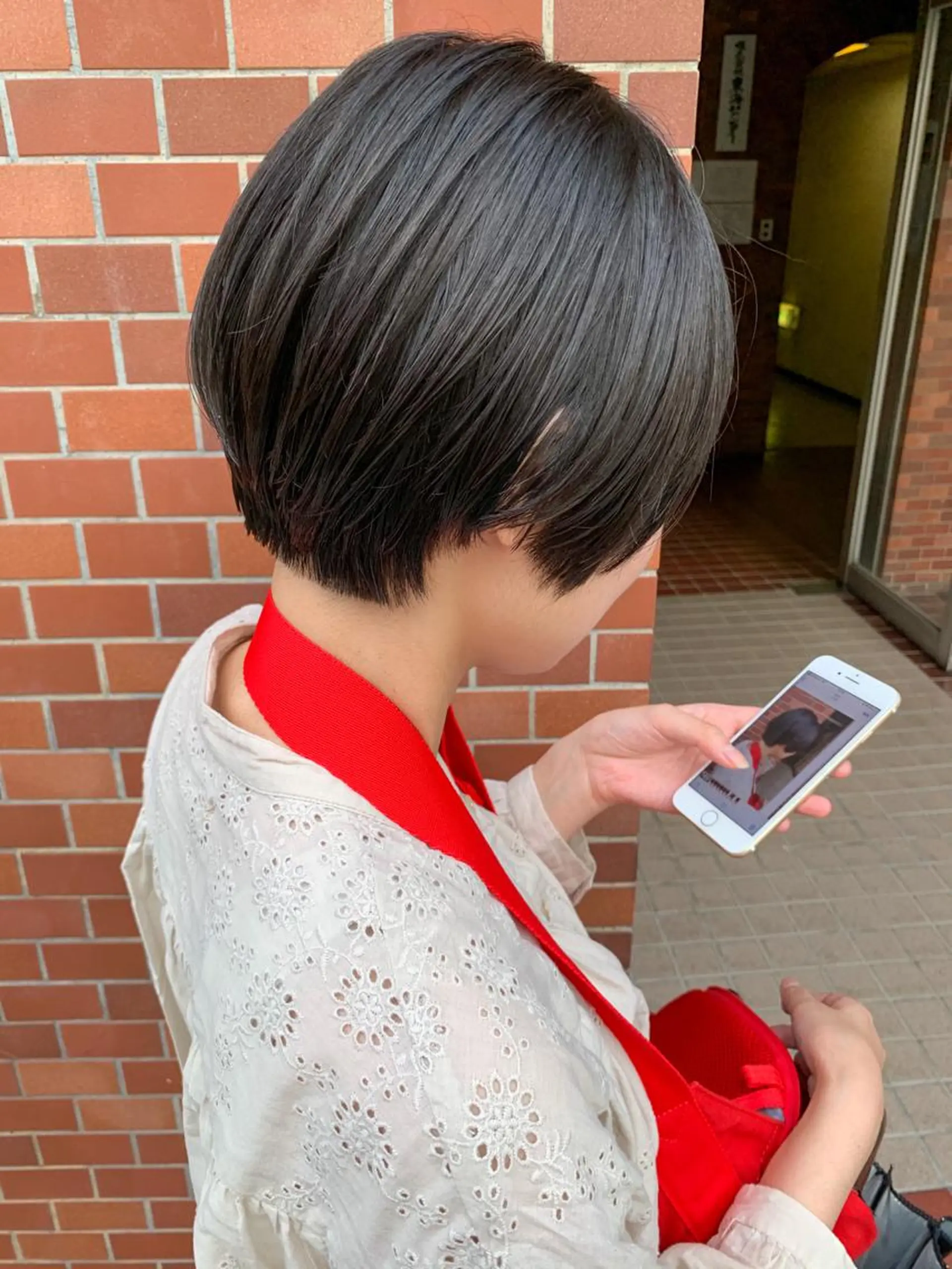 ショート 丹羽大喜 縮毛矯正/美髪矯正のヘアスタイル