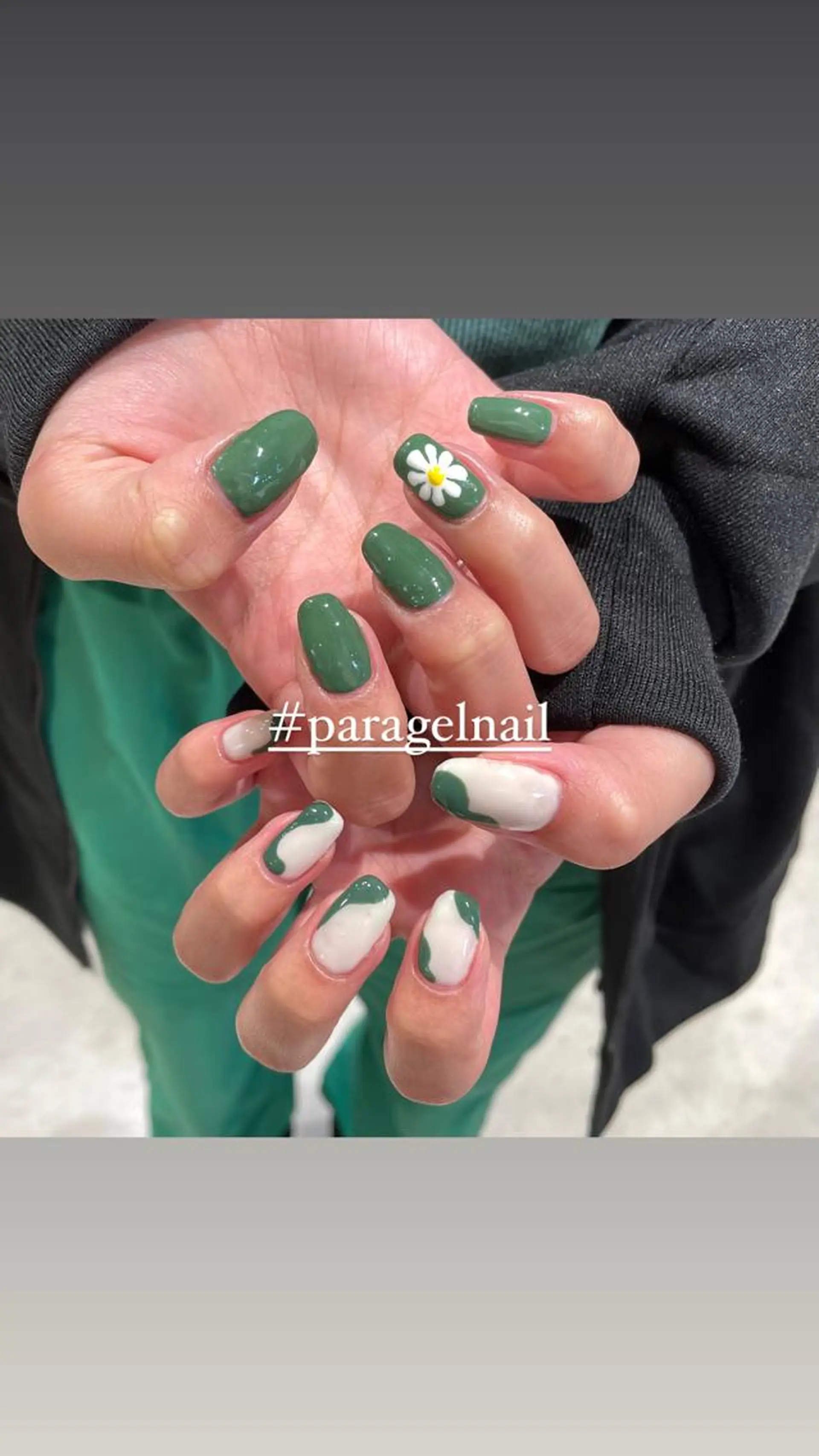 ネイル ジェルネイル パラジェル ハンドネイル 淡色ネイル 🎀moeのネイルデザイン