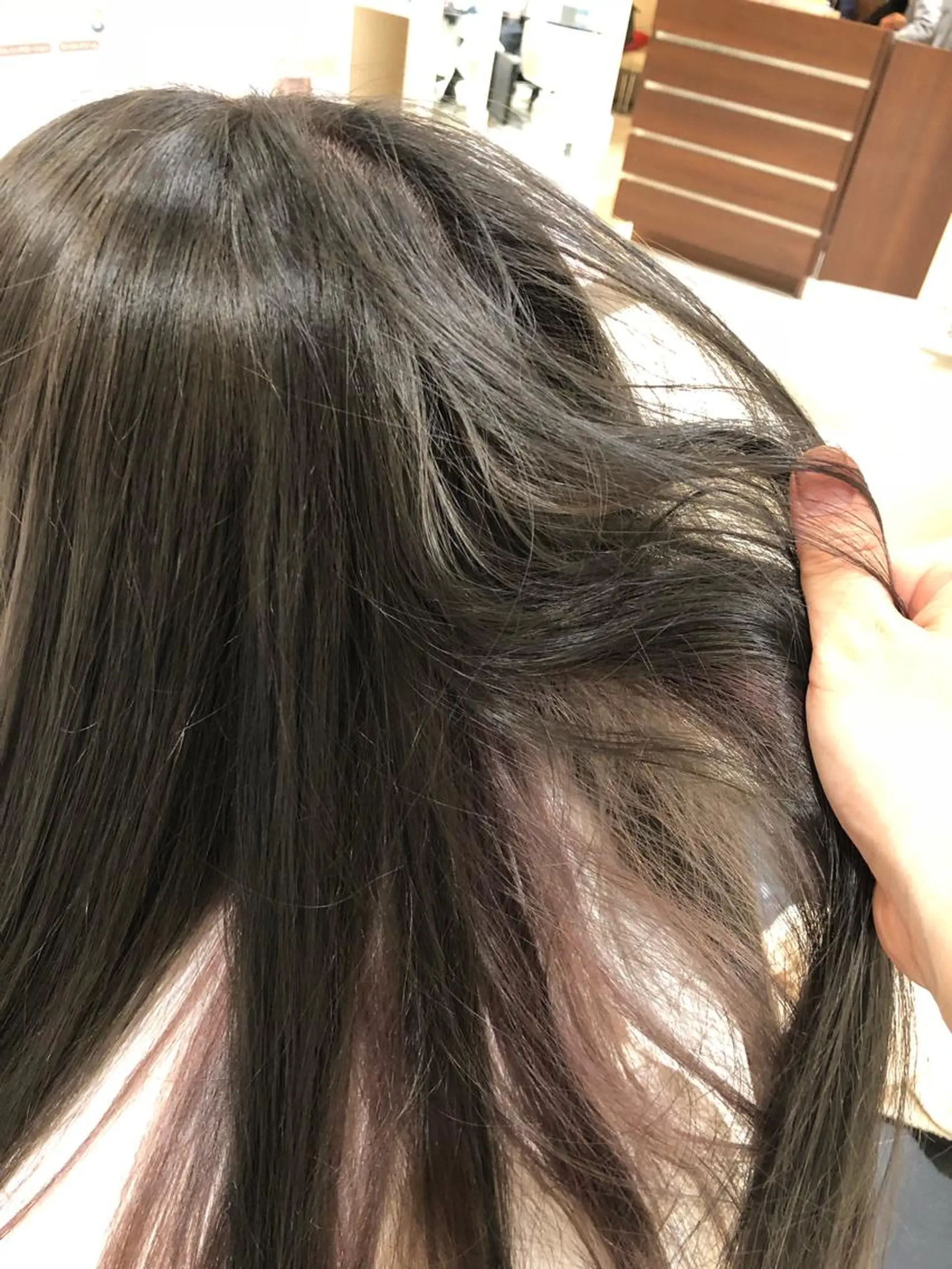 ロング 福元 保雄のヘアスタイル