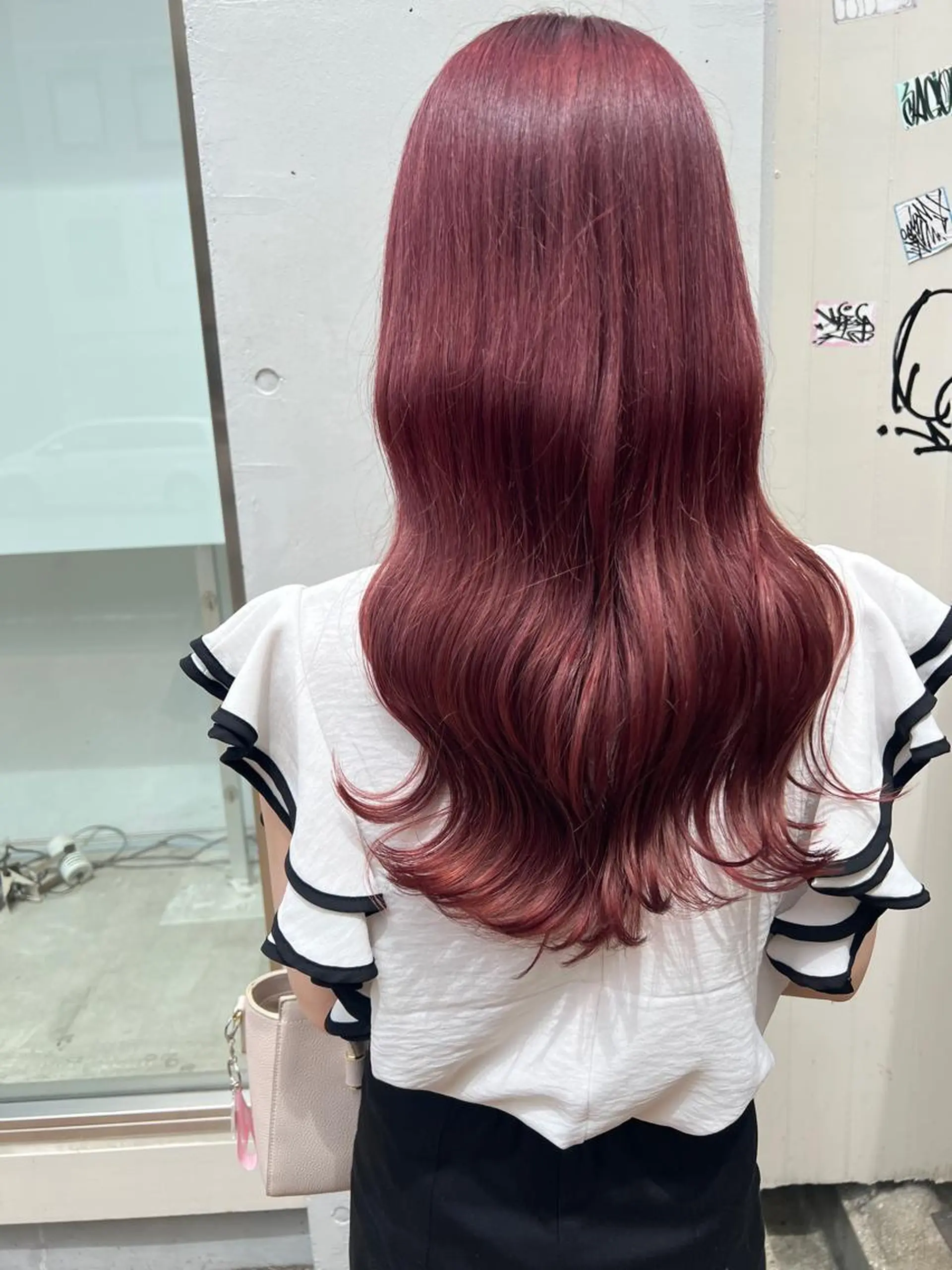 セミロング カラー ヘアカラー トリートメント Grit 元町店のヘアスタイル