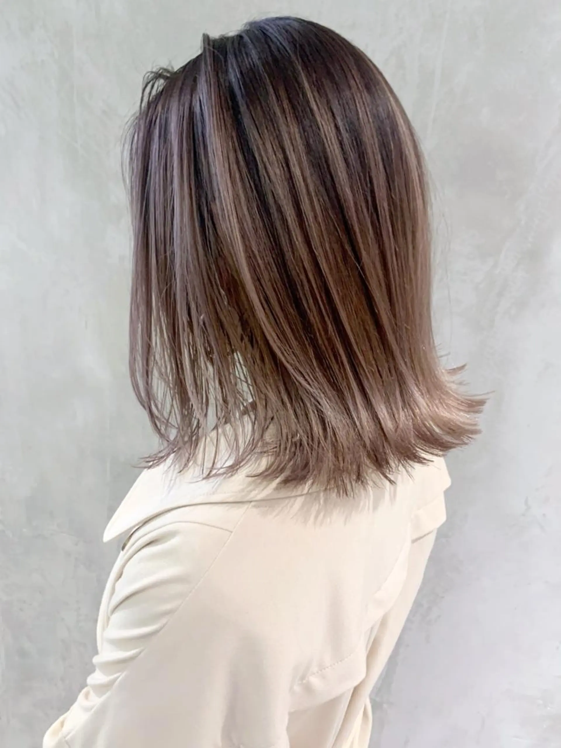 ミディアム カラー ヘアアレンジ パーマ デザインカラー ITbyALBUM 浦和店のヘアスタイル