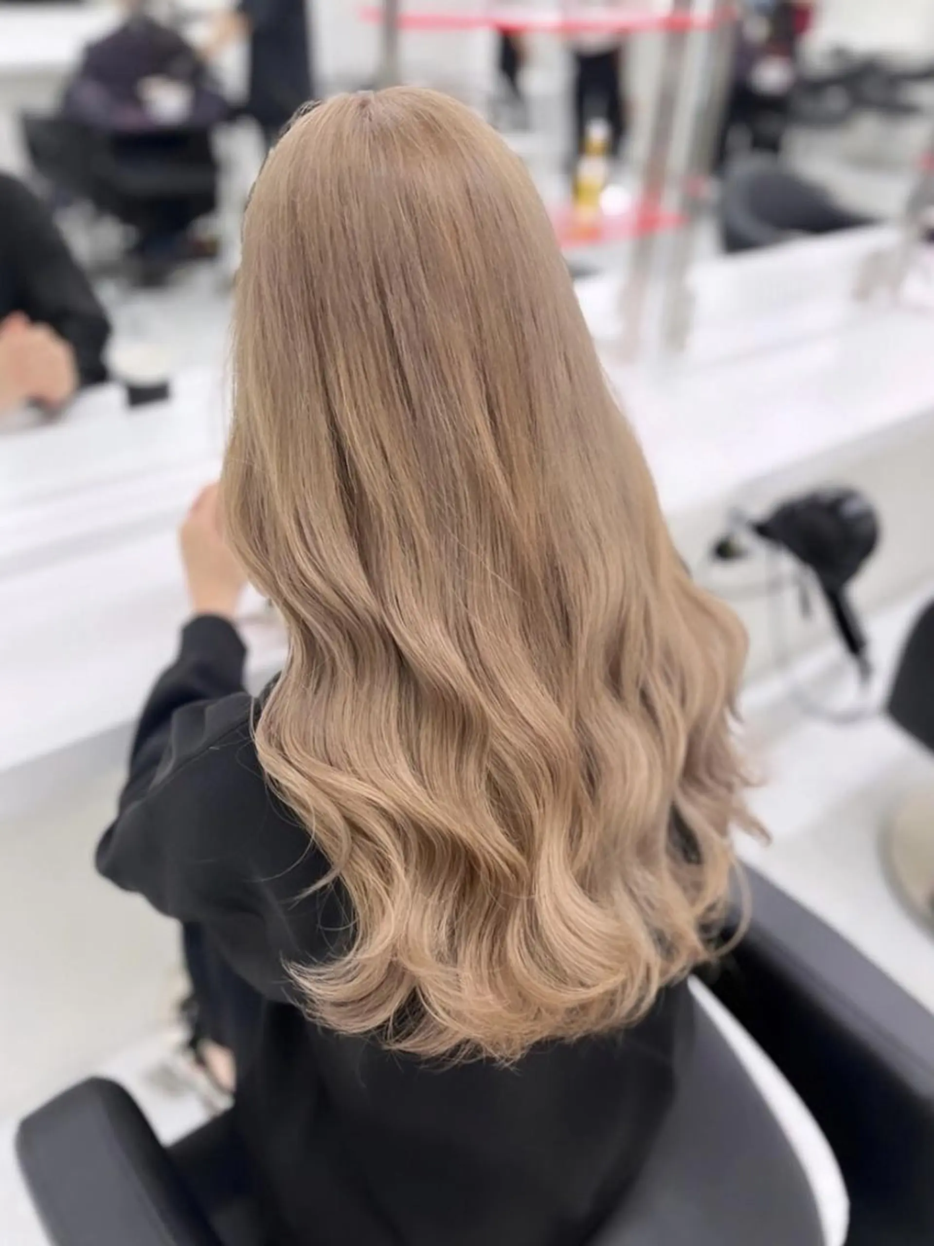 ロング カラー ヘアアレンジ ヘアカラー トリートメント 韓国風艶カラー🪽 yuuna🪽🍨のヘアスタイル