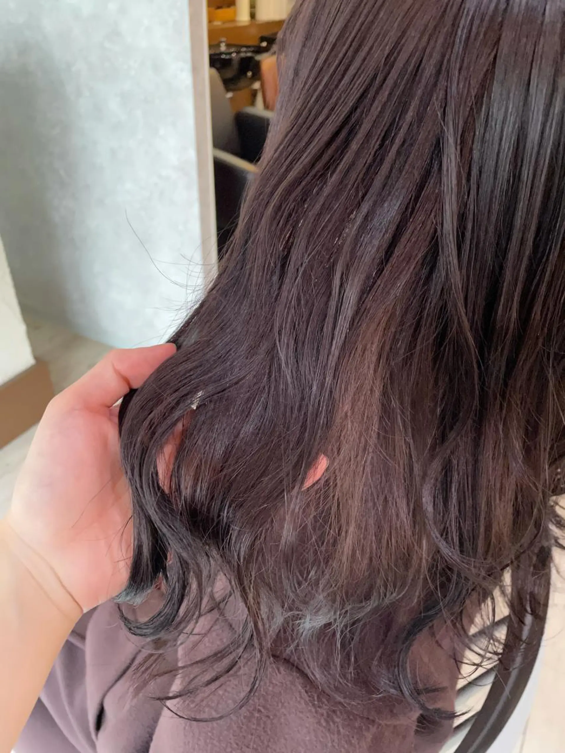 セミロング カラー ヘアアレンジ 🫧ヒシダアキ taboo.i🫧のヘアスタイル