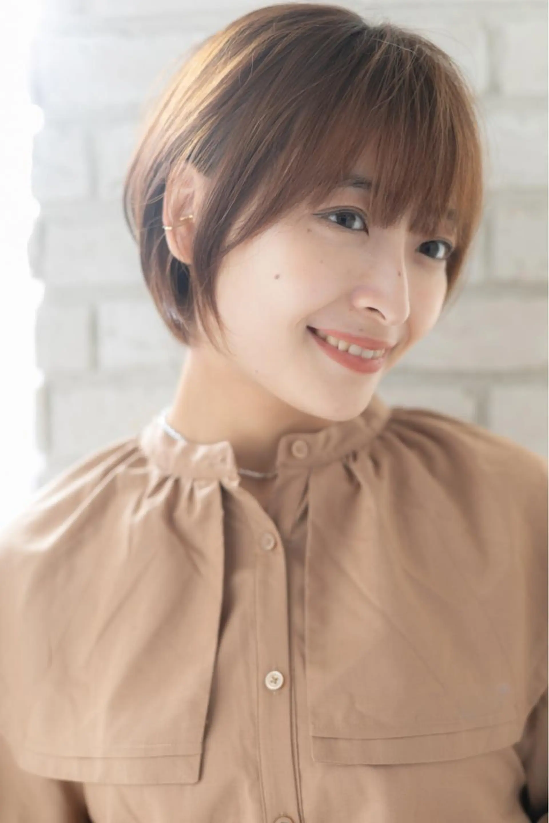 ショート ショートボブ ボブ ショートヘア 佐川 友里のヘアスタイル