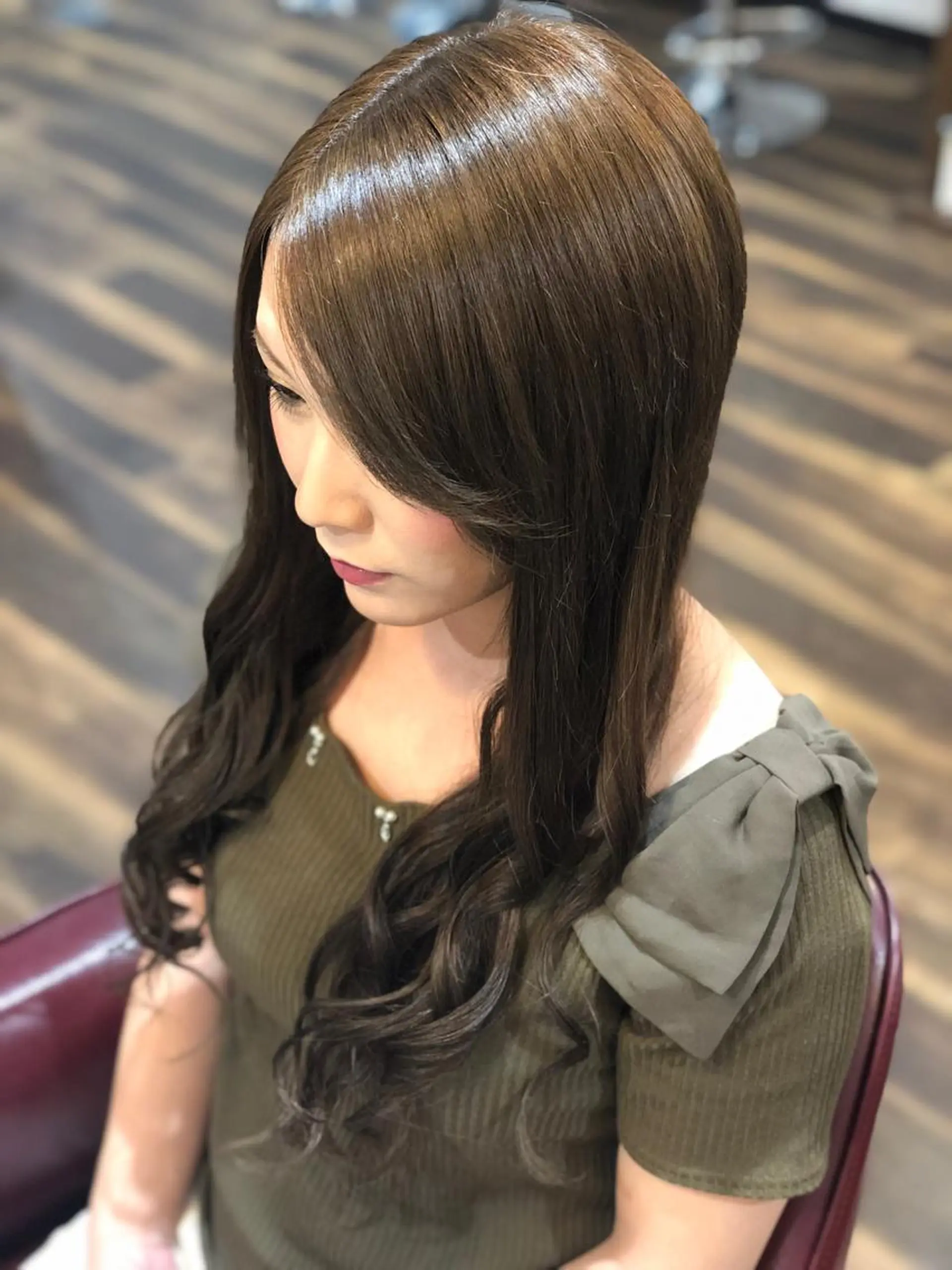 ロング プルエクステ エクステ ロング エクステ Wakita Masakiのヘアスタイル