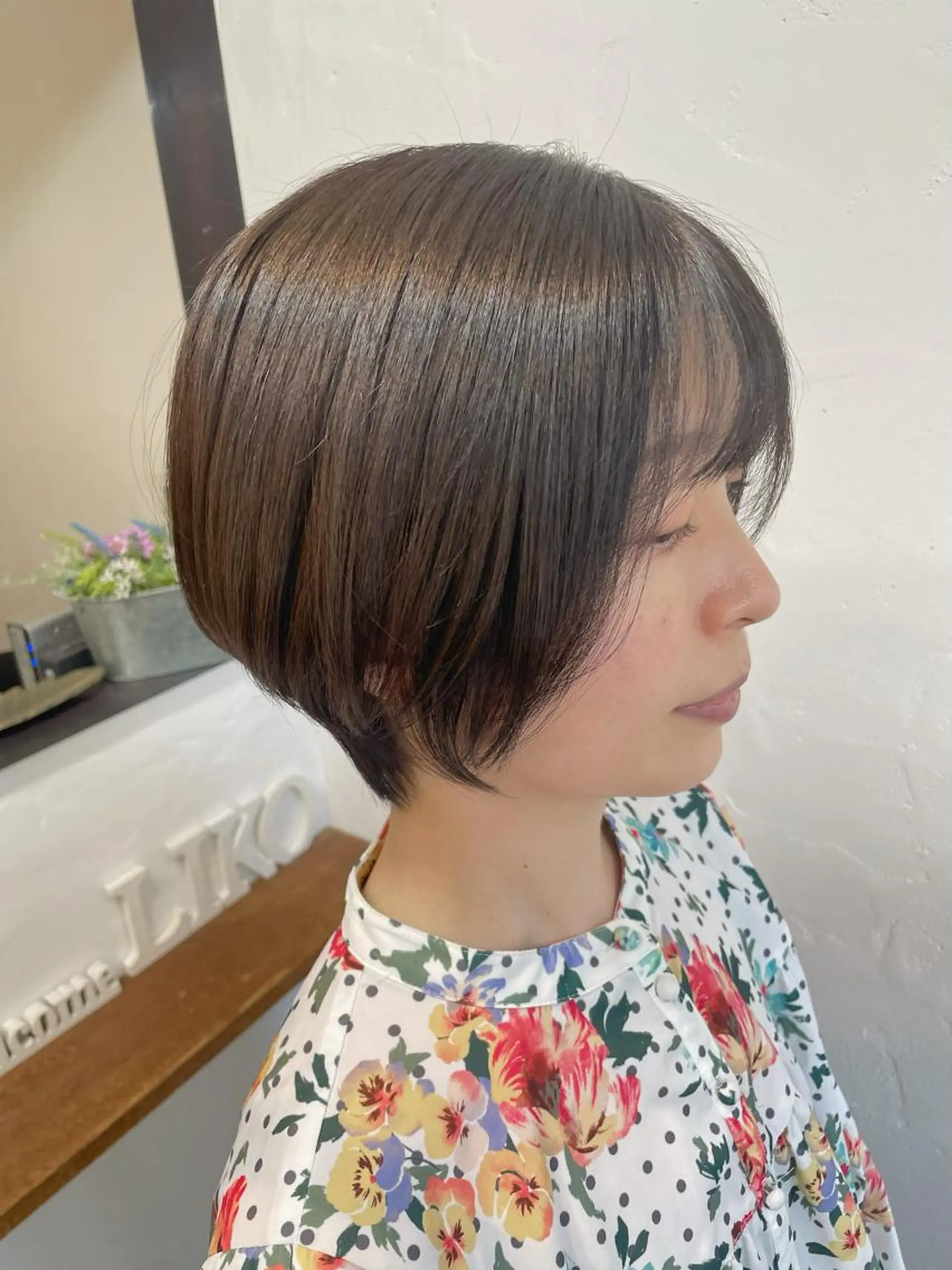 ショート くびれヘア ショートヘア カット ヘアカラー トリートメント ふわっとレイヤー 🪽スガヤハルミのヘアスタイル