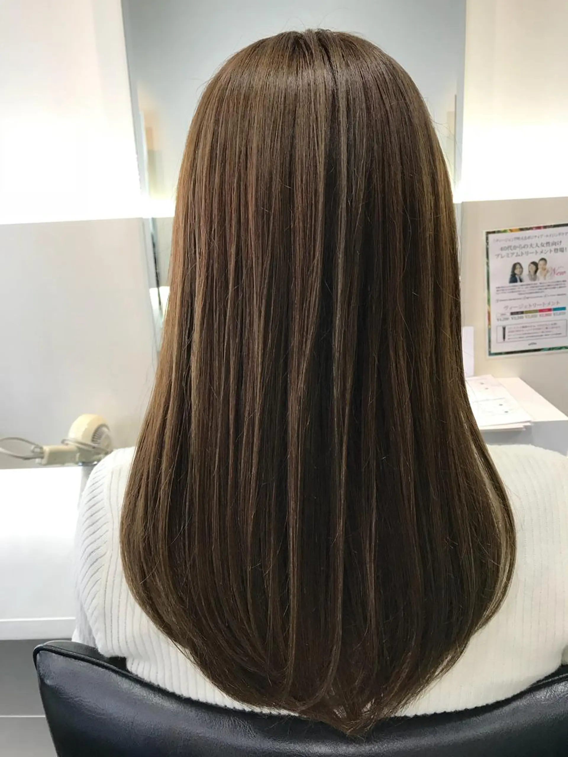 ロング 縮毛矯正 関口 友行のヘアスタイル