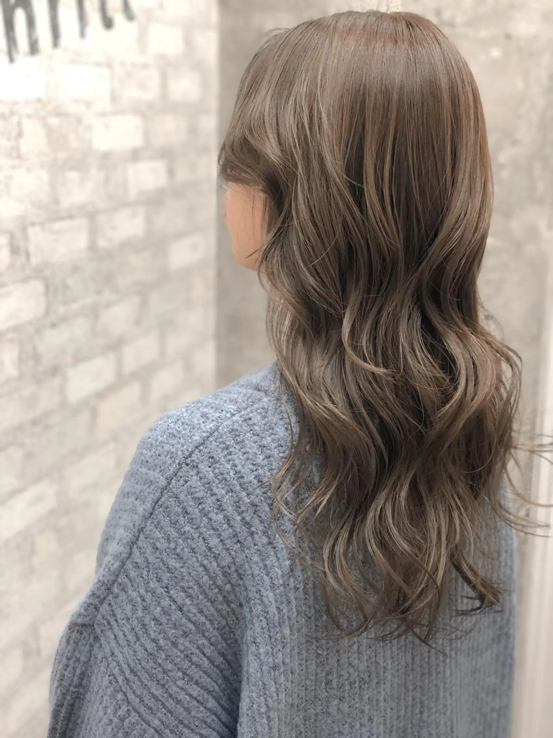 ロング カラー ケアカラー カット ヘアカラー トリートメント kei_____ SALOWINのヘアスタイル