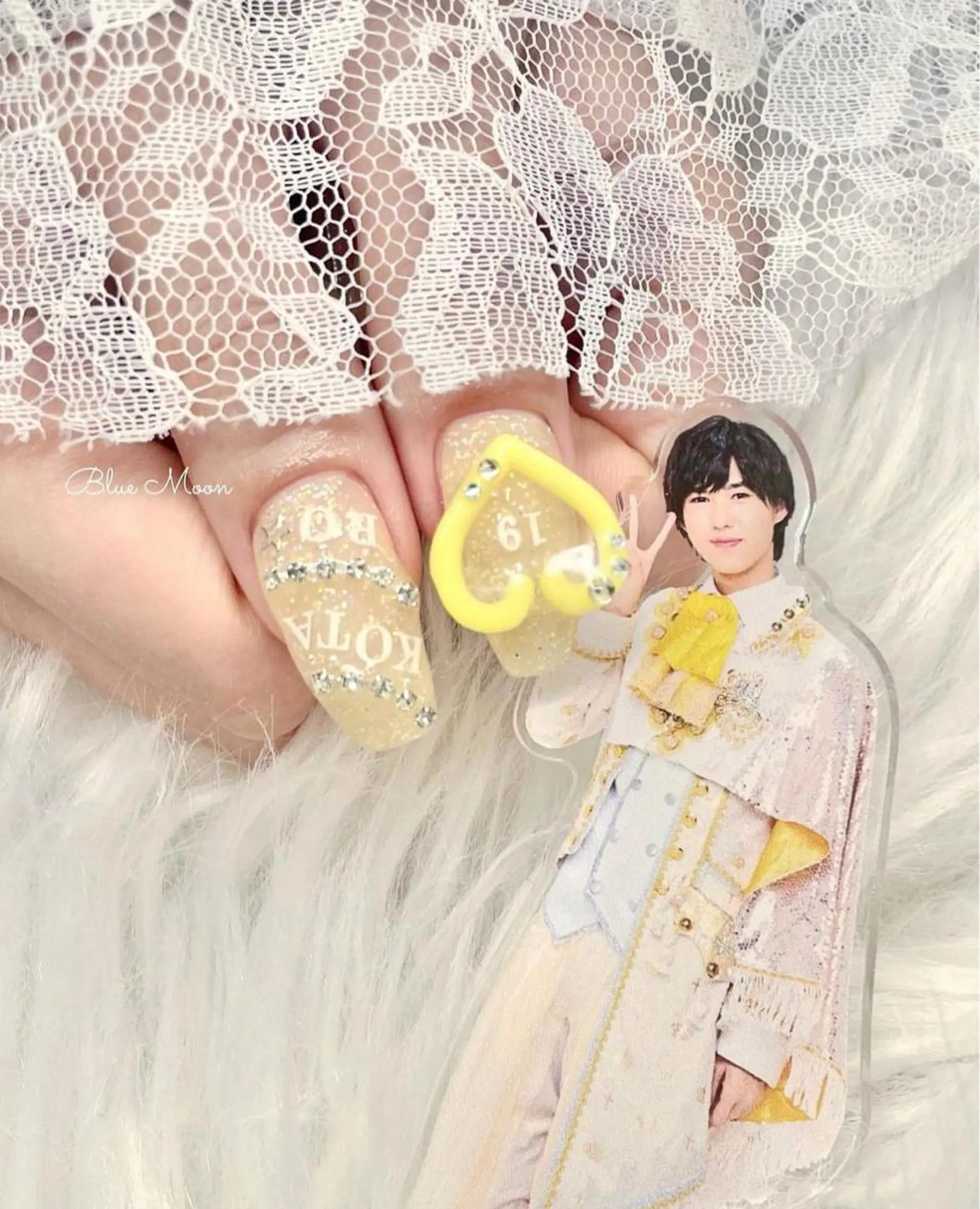 ネイル ハート ハンドネイル フットネイル ハンドケア nail salon Blue Moonのネイルデザイン