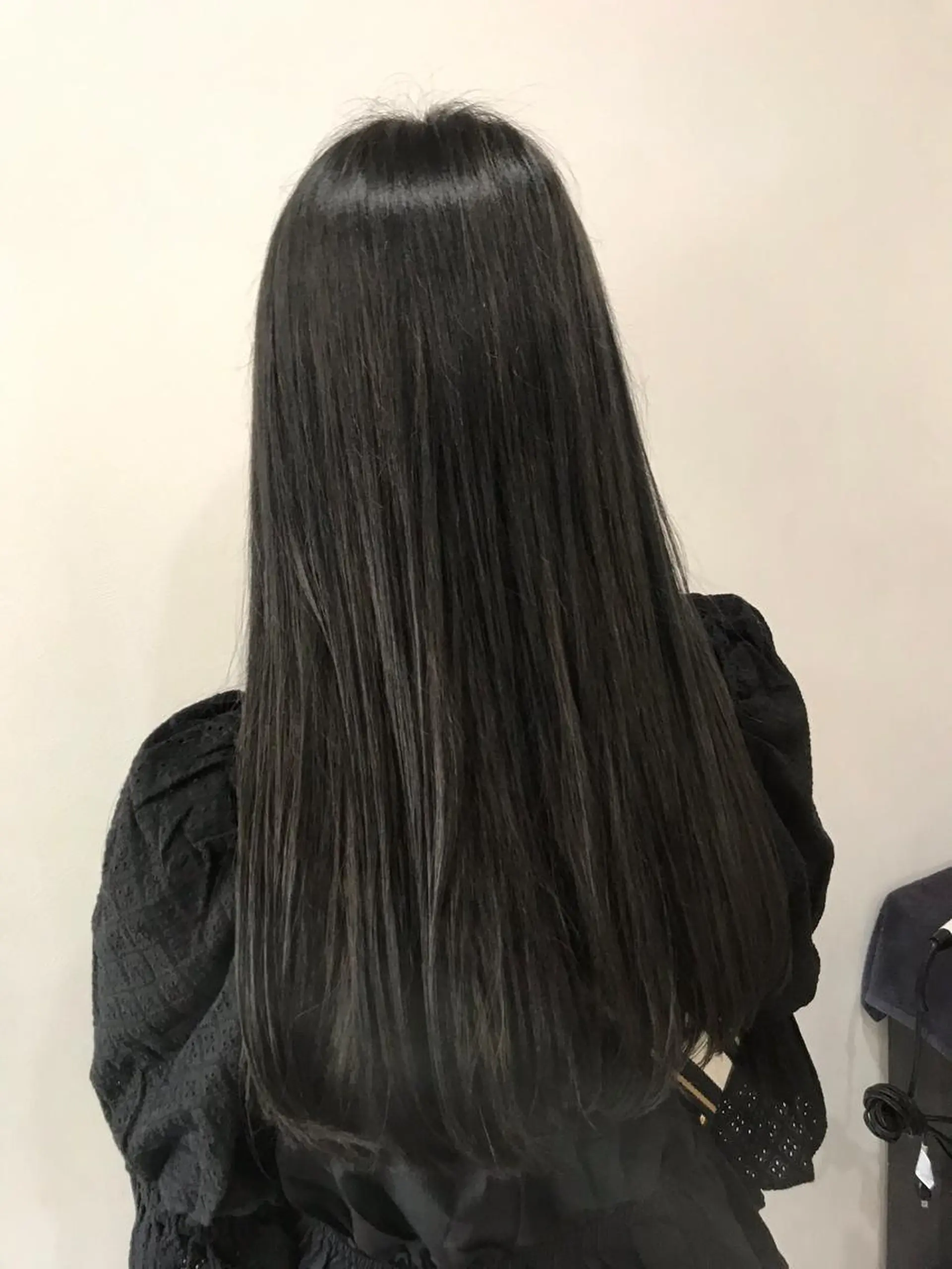 ロング カラー 脱白髪染め美容師 竹内涼乃のヘアスタイル