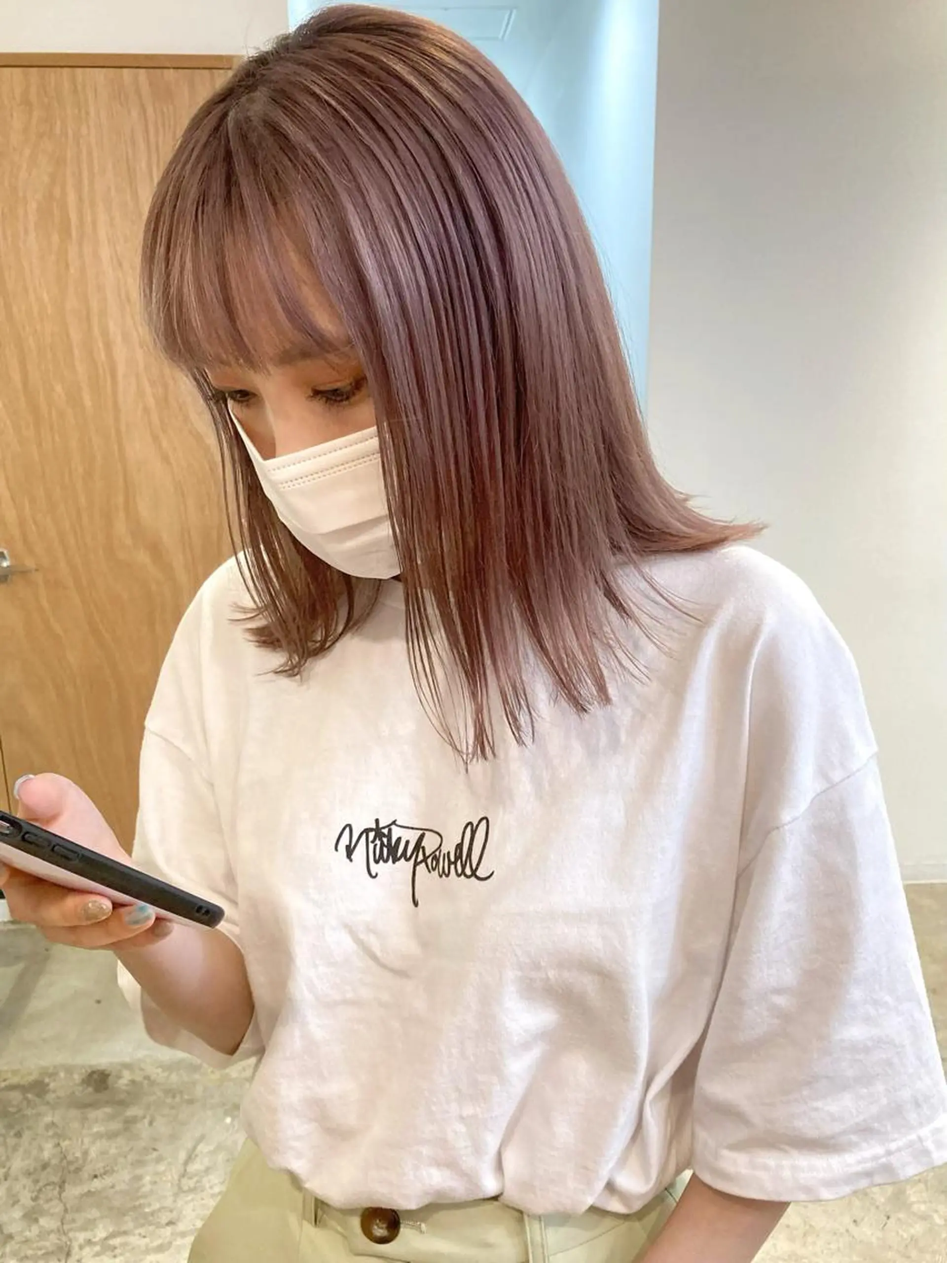 ミディアム カット ヘアカラー カラーリスト菅野 竜矢🌈のヘアスタイル