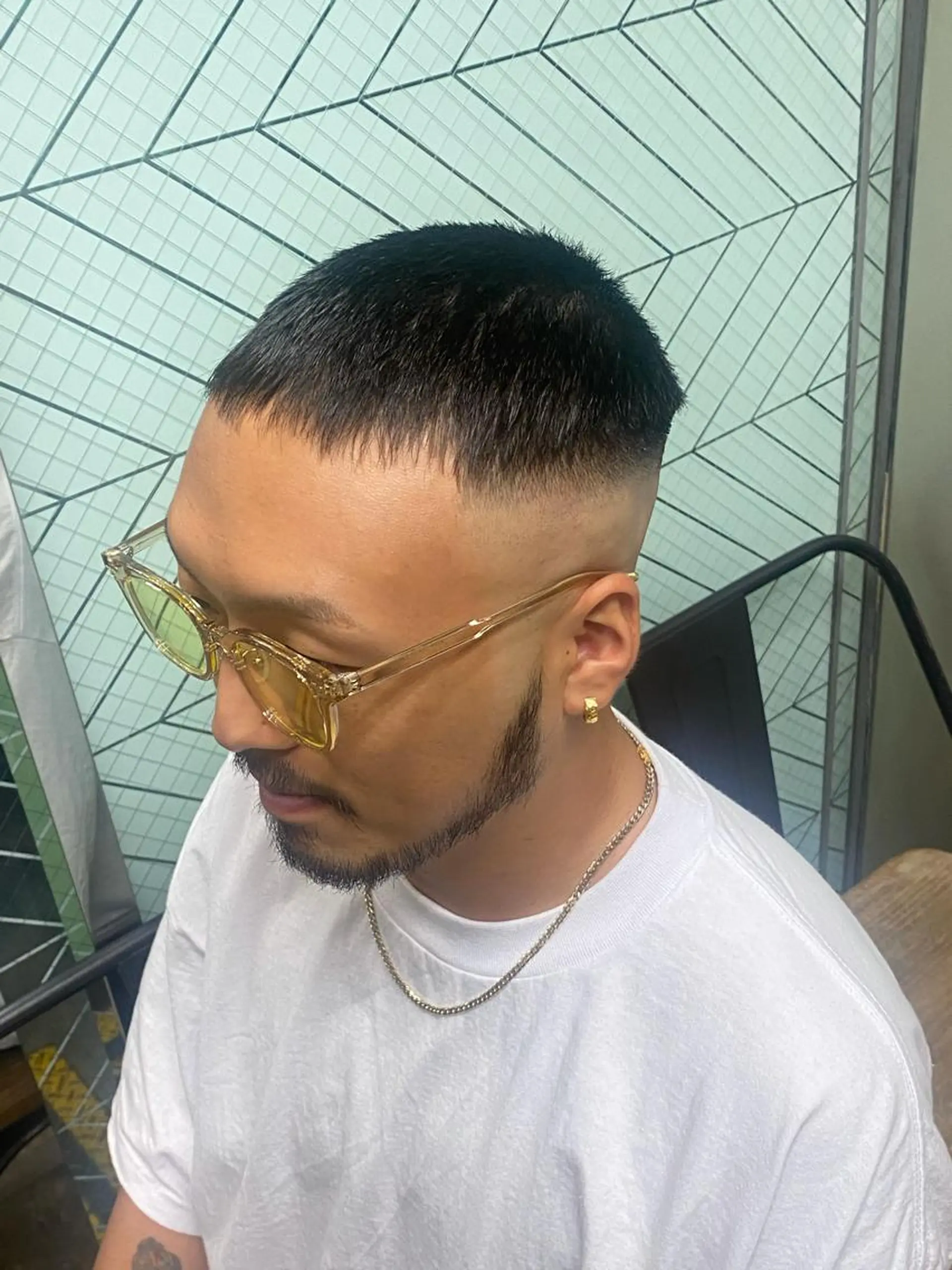 パーマ メンズ メンズパーマ カット 渋谷/フェード/ 國分 翔のヘアスタイル