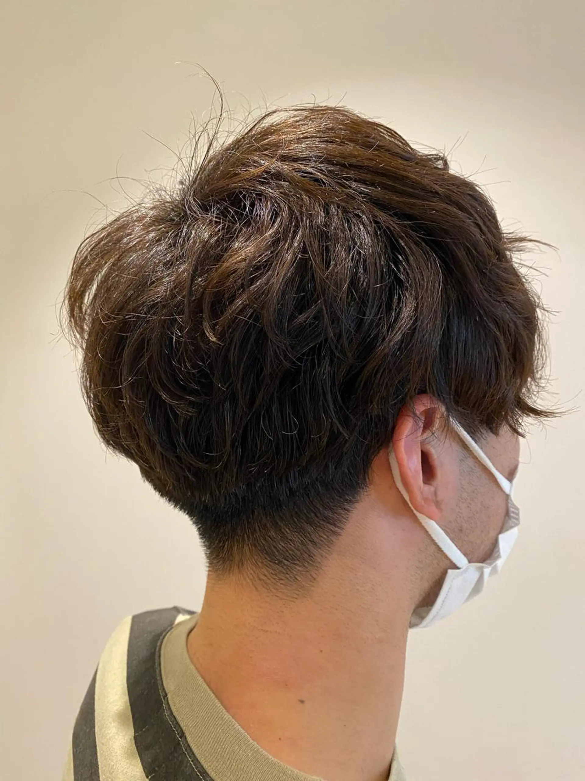 ショート パーマ メンズ メンズパーマ カット パーマ トリートメント 艶髪🌿美髪 大塚礼乃【西荻窪】のヘアスタイル