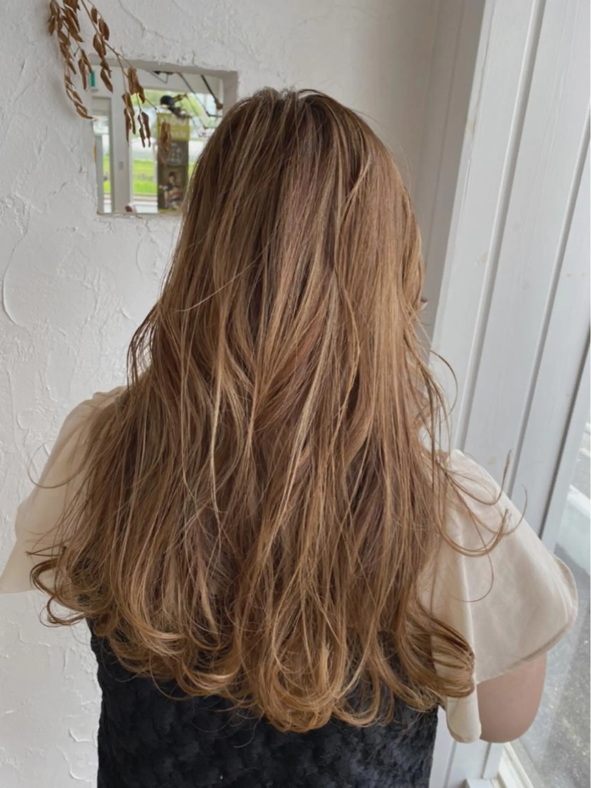 ロング カラー パーマ 豊橋美容院 ソンリエのヘアスタイル