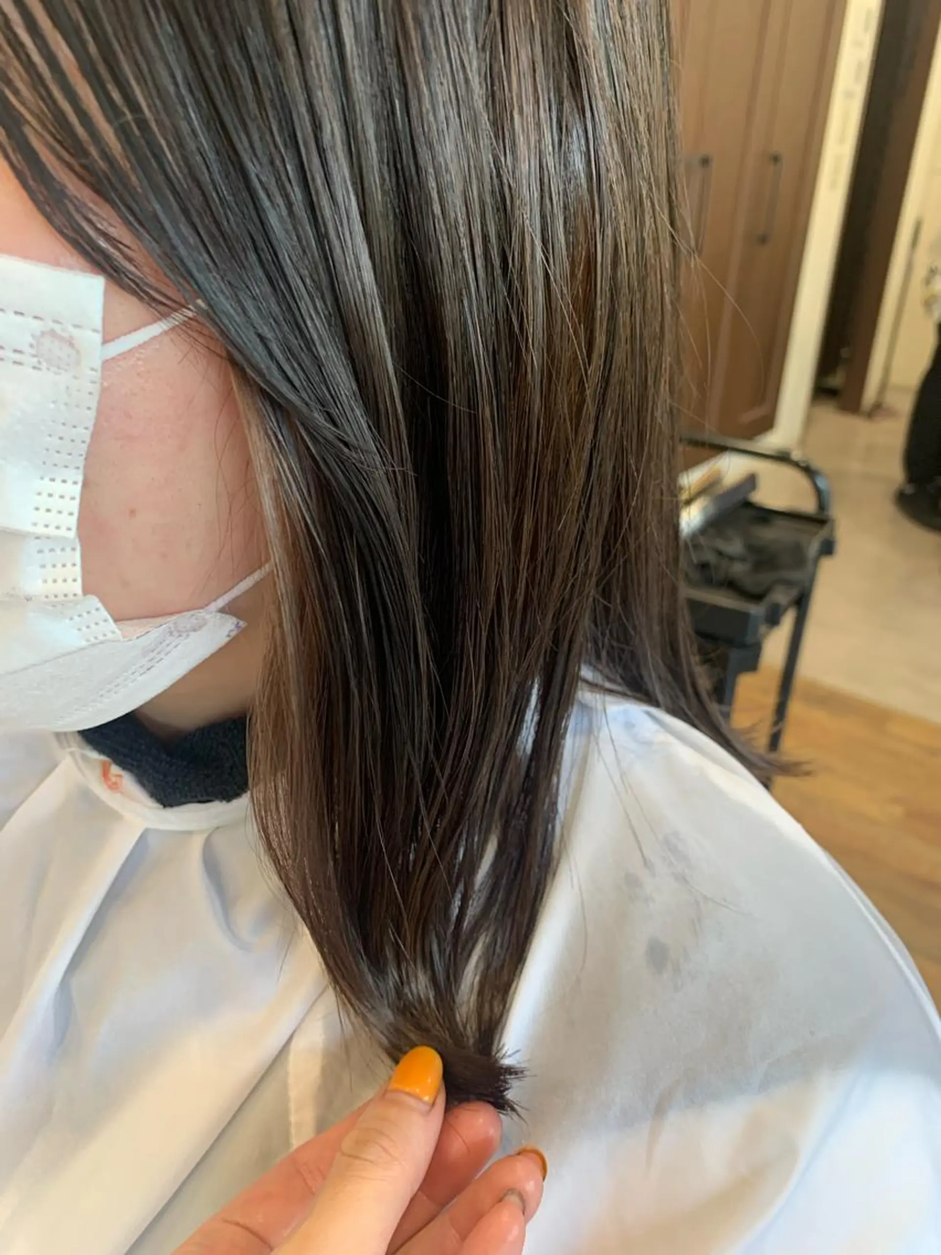 ミディアム カラー パーマ 吉川 茉由子のマツエク・マツパデザイン