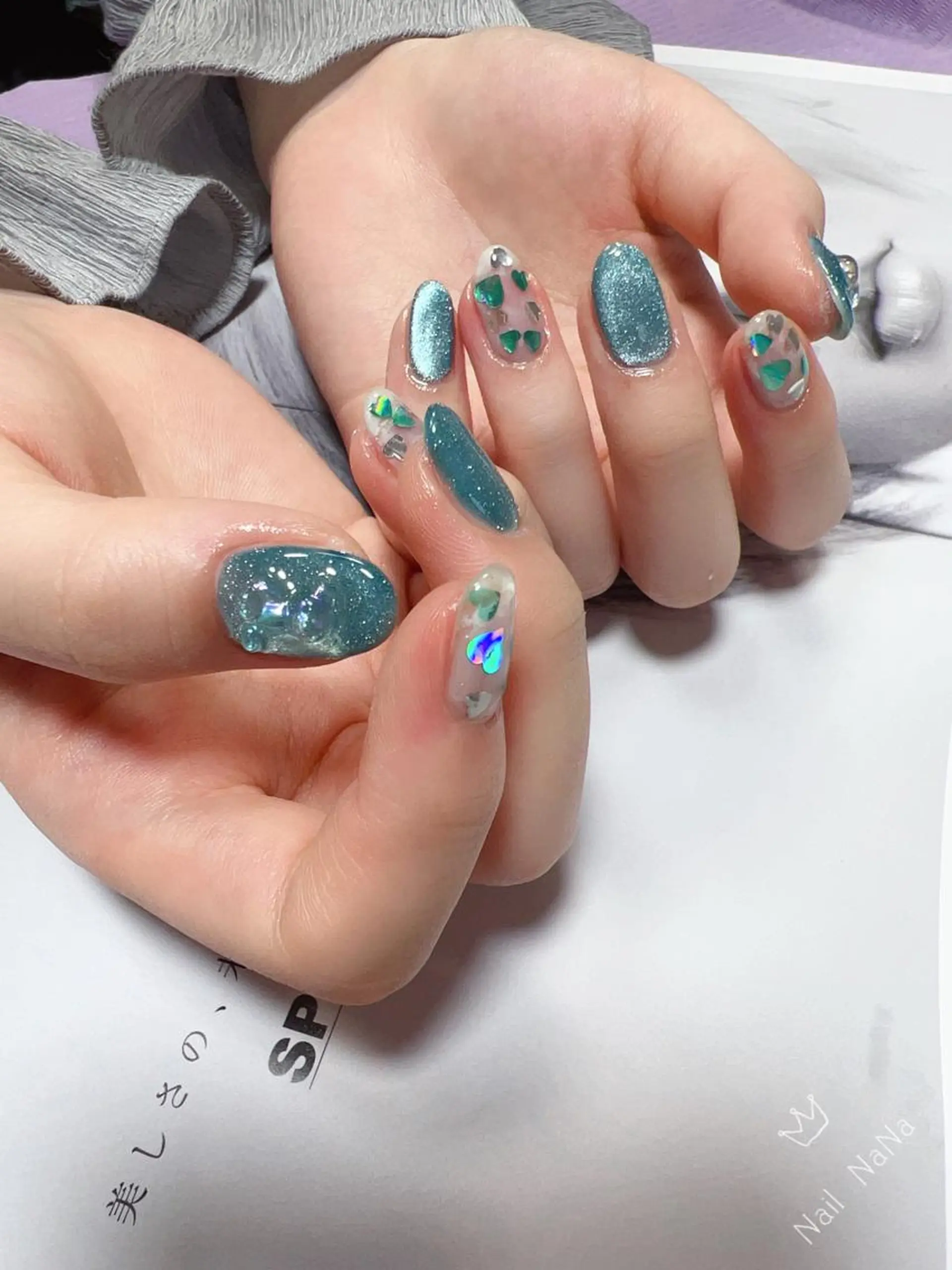 ショート カラー ネイル ハンドネイル Nail NaNaのネイルデザイン
