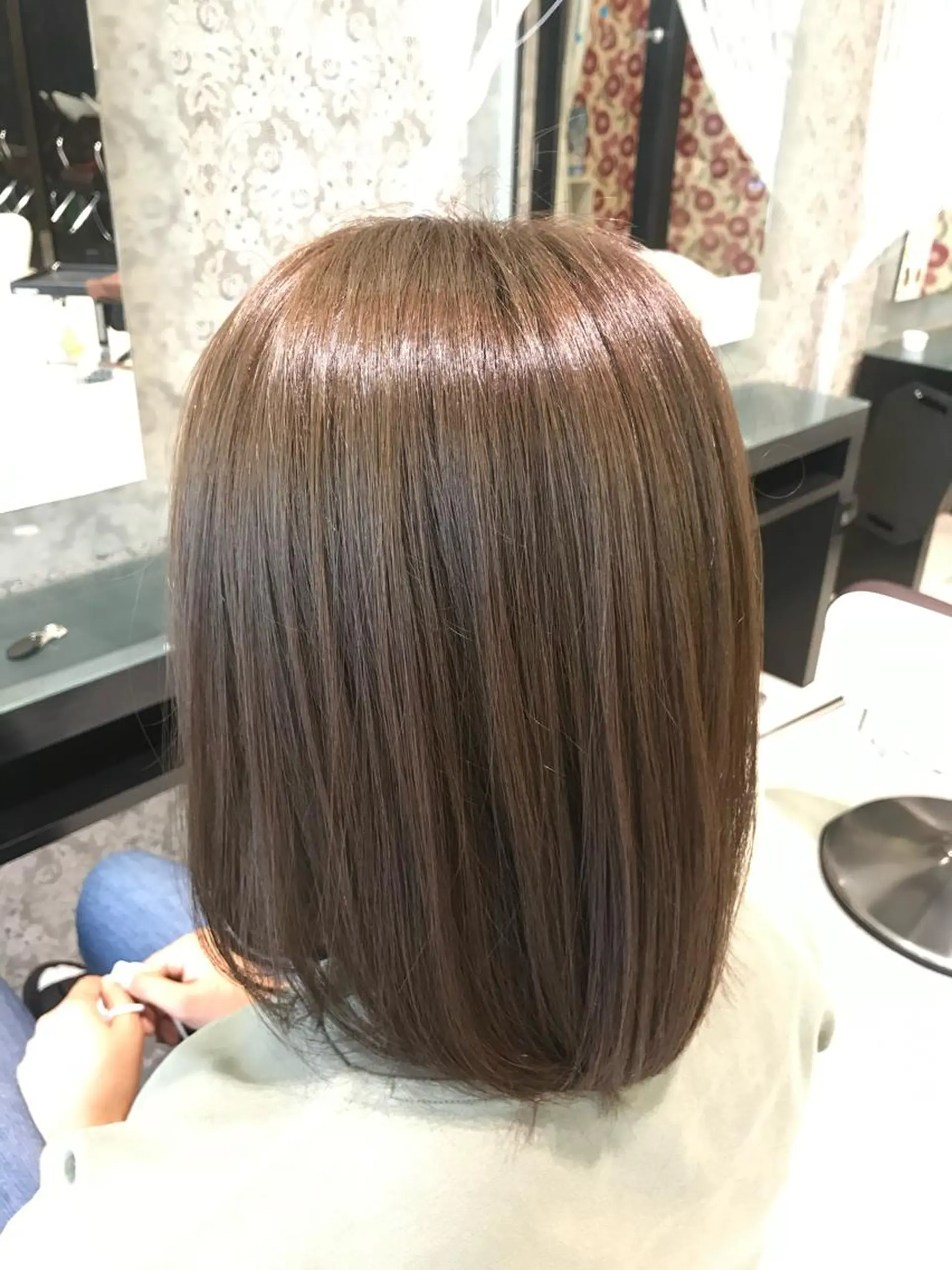 ロング カラー ベージュカラー 星野 聖也のヘアスタイル