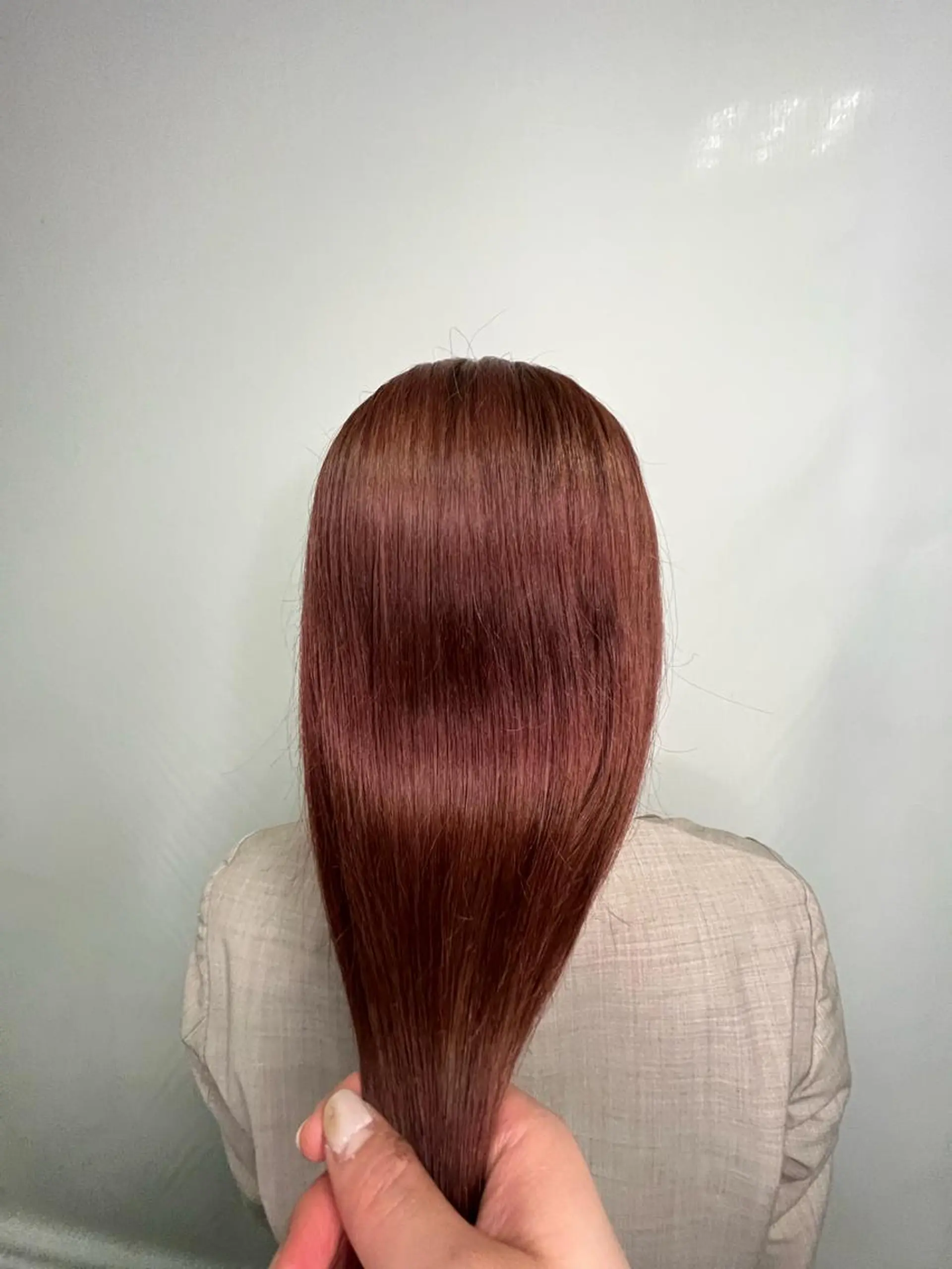 セミロング カラー ヘアアレンジ ウスイマイコ カット/ケアカラーのヘアスタイル