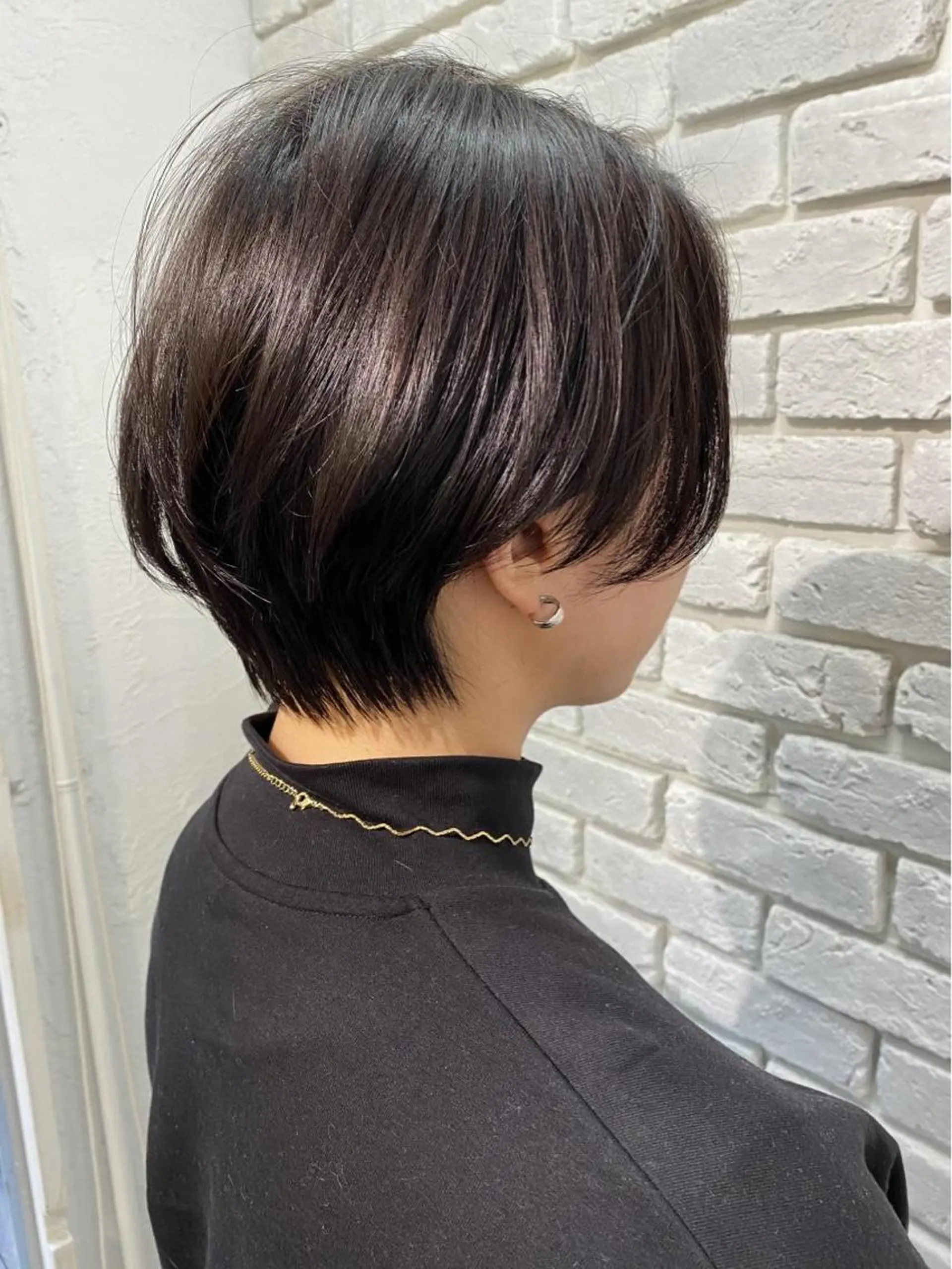 ショート カット ヘアカラー トリートメント 髪質改善カラー✨質感 ショート✨石山航のヘアスタイル