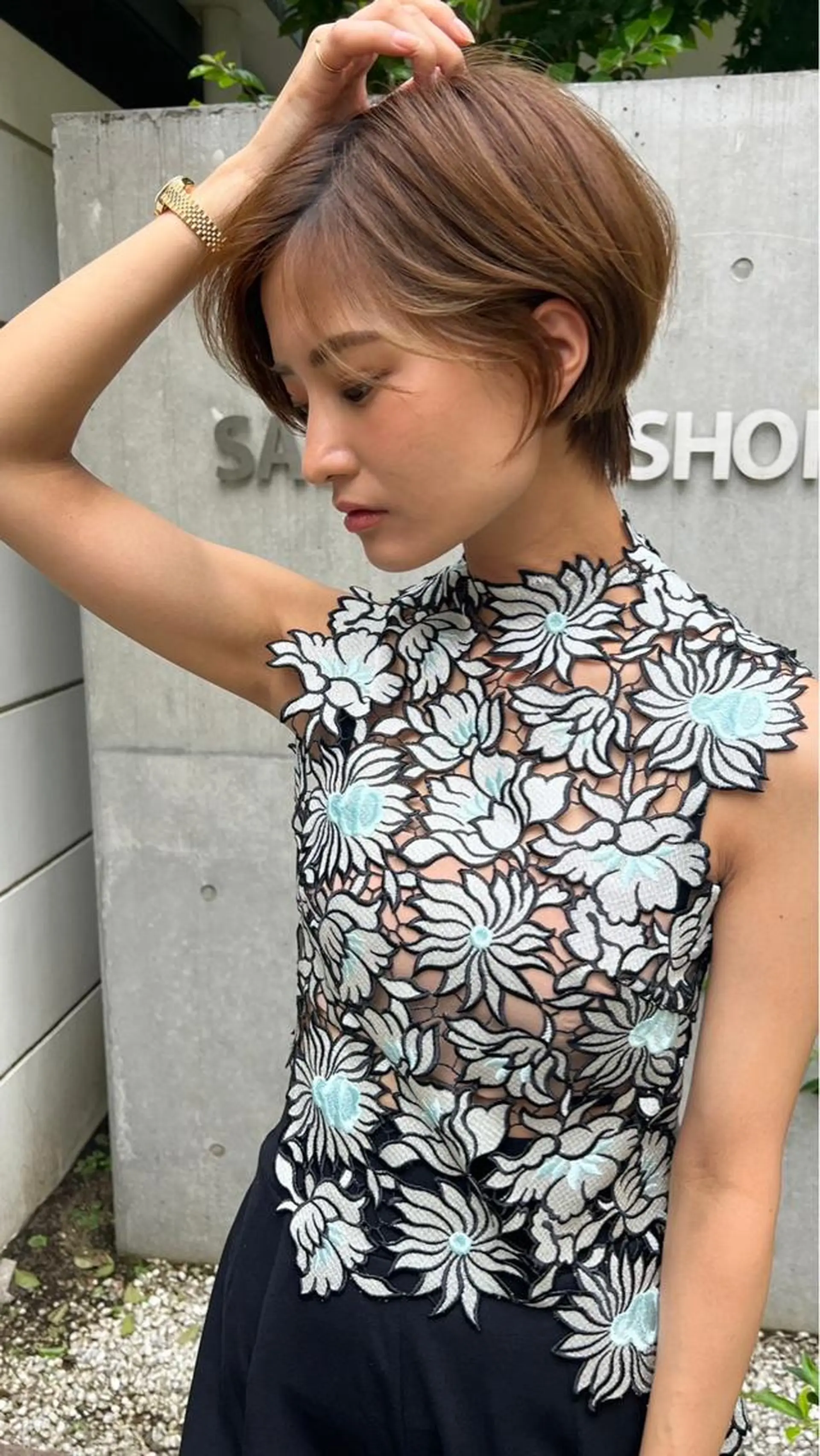 ショート ショートヘア カット ヘアカラー トリートメント L.E.M 仙台のヘアスタイル