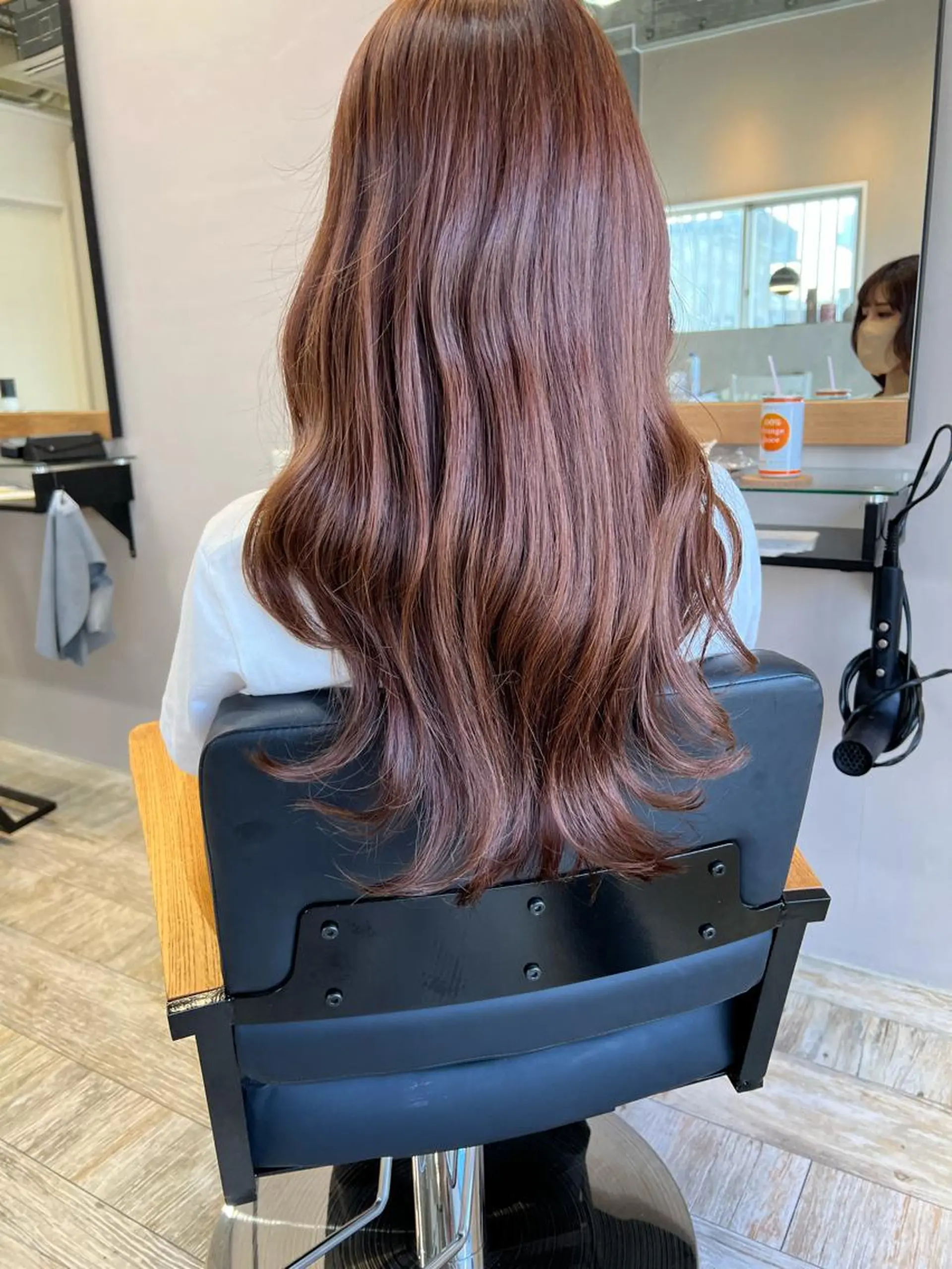 ロング カラー ベージュカラー ピンクカラー ピンクベージュ テトネ タカシのヘアスタイル