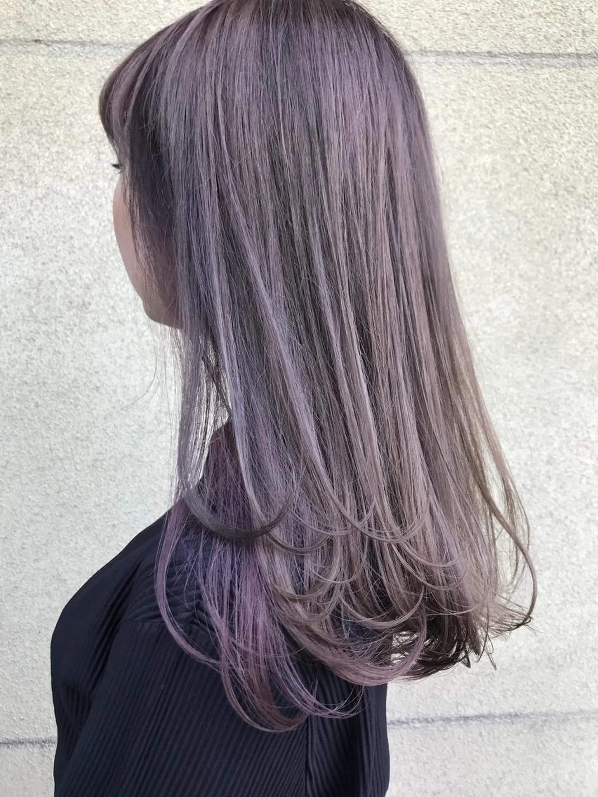 ロング カラー パーマ ヘアアレンジ 🍋透け感カラー🍃 オリーブ🍐Kahoのヘアスタイル