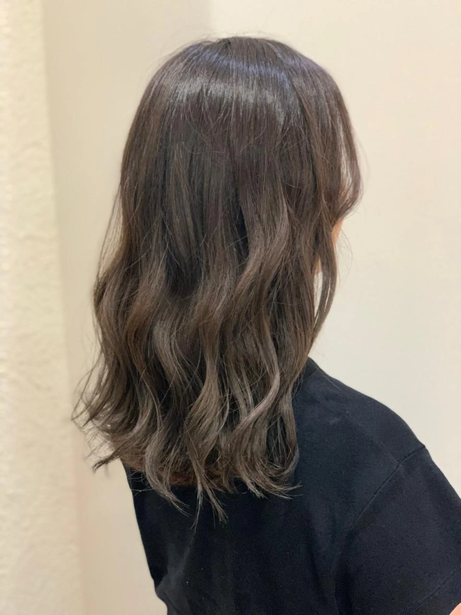 セミロング カラー グレージュ カット ヘアカラー 髪質改善カラー🫧 西岡 有希のヘアスタイル