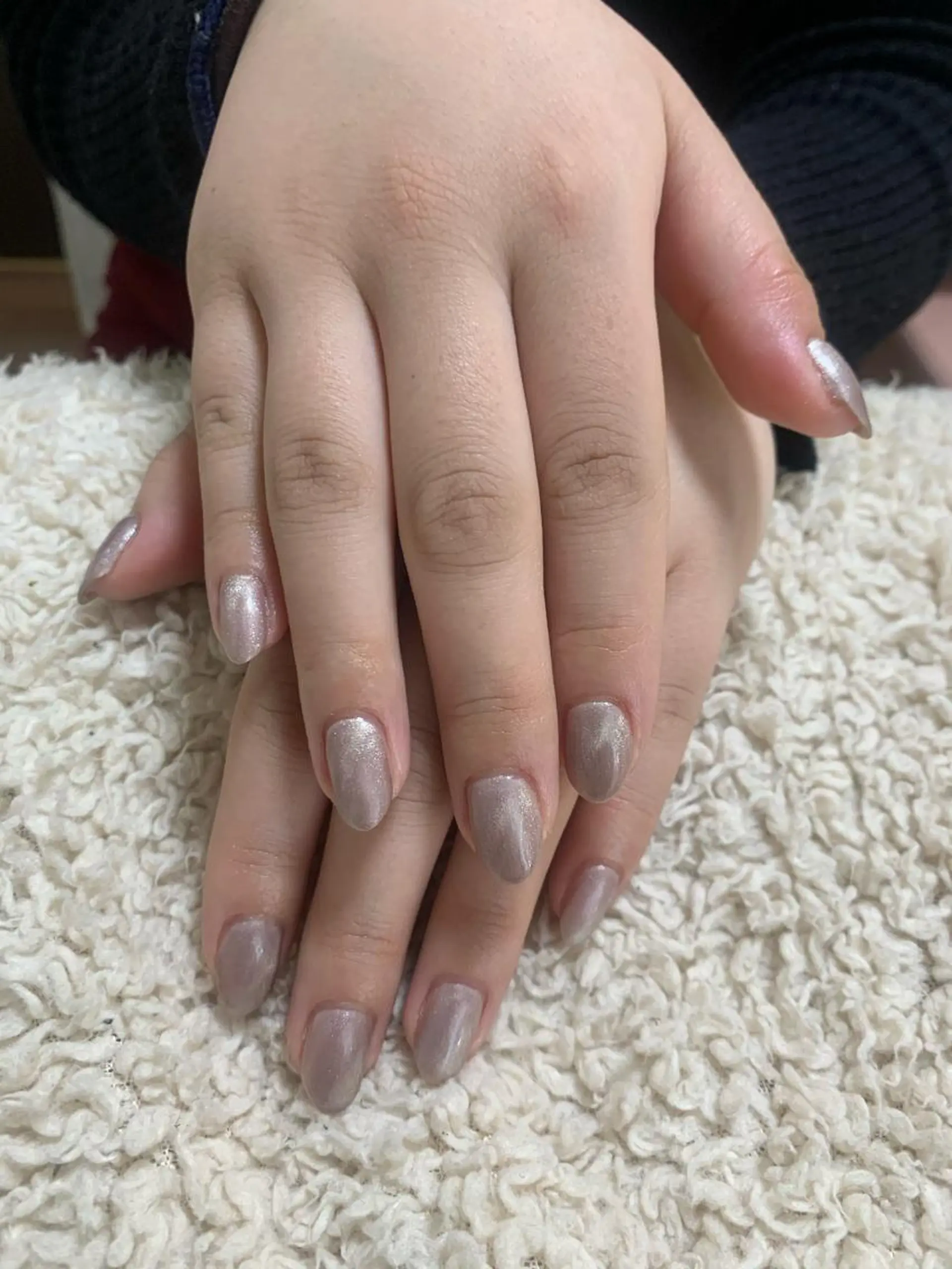 ネイル マグネットネイル ワンカラーネイル 林 ✨syousyouのネイルデザイン