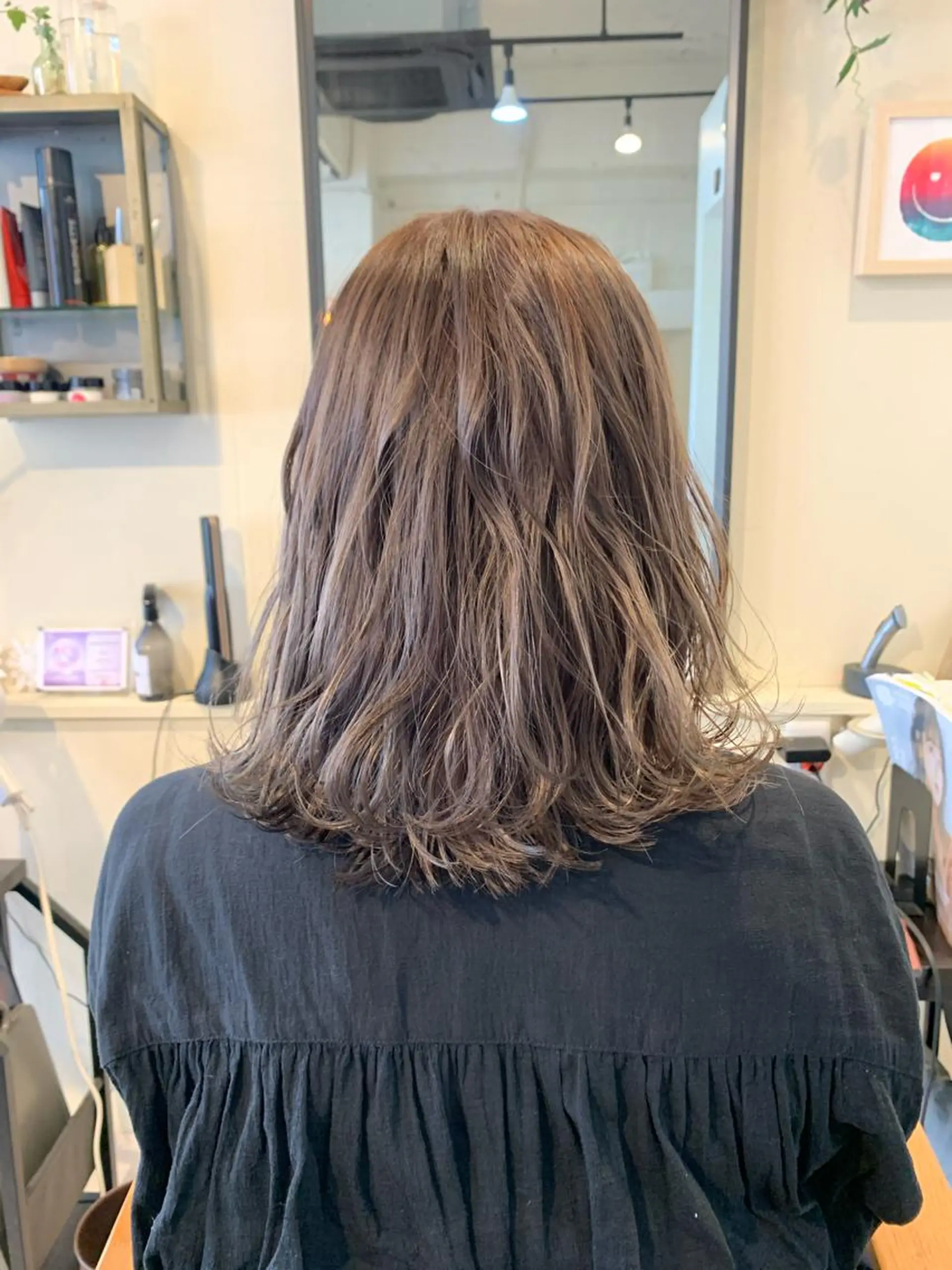 ミディアム カラー 坂本 達彦のヘアスタイル