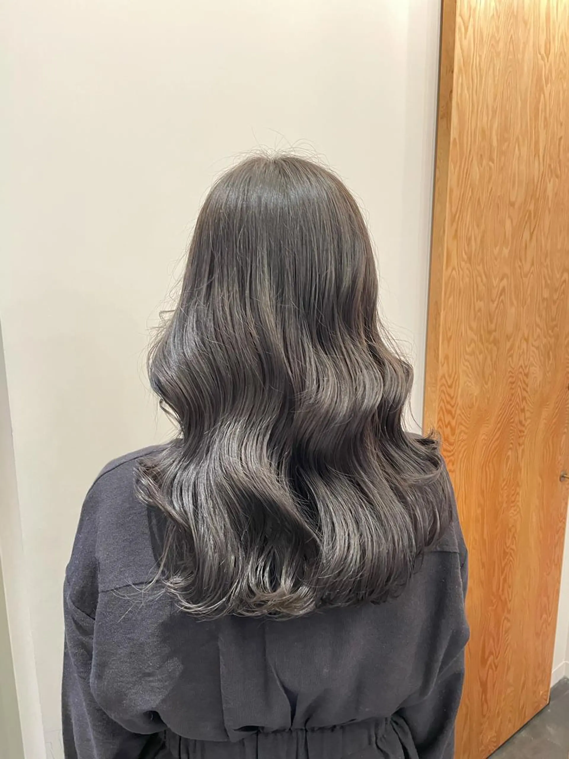 セミロング オルチャンヘア モテ髪🎀aoi/ ヘアメ/カラー/池袋のヘアスタイル