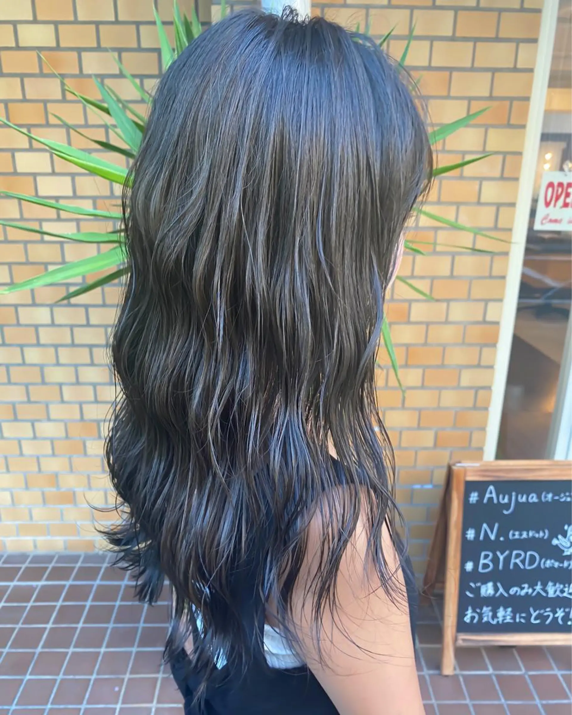 セミロング 透明感カラー・ 髪質改善🩵イケダのヘアスタイル