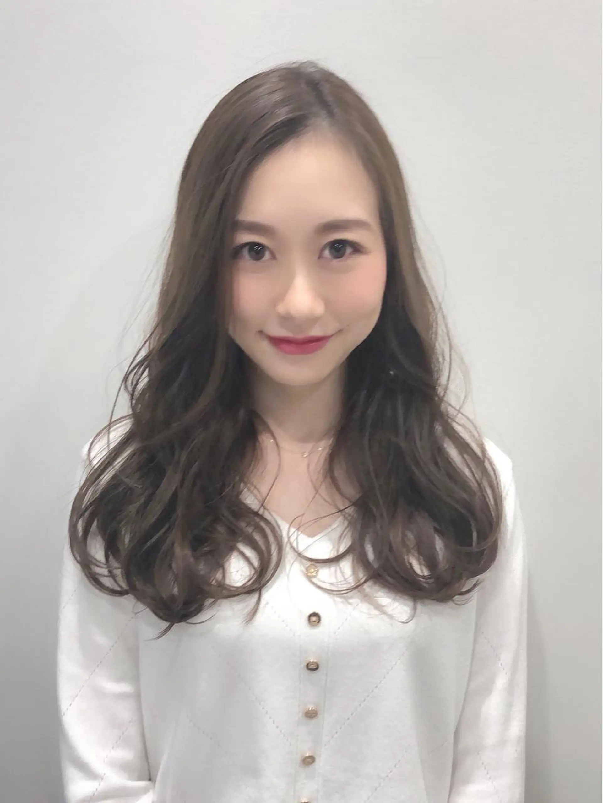 セミロング レイヤーカット カット ヘアカラー トリートメント 【愛され小顔カット】 YOSHIKIのヘアスタイル