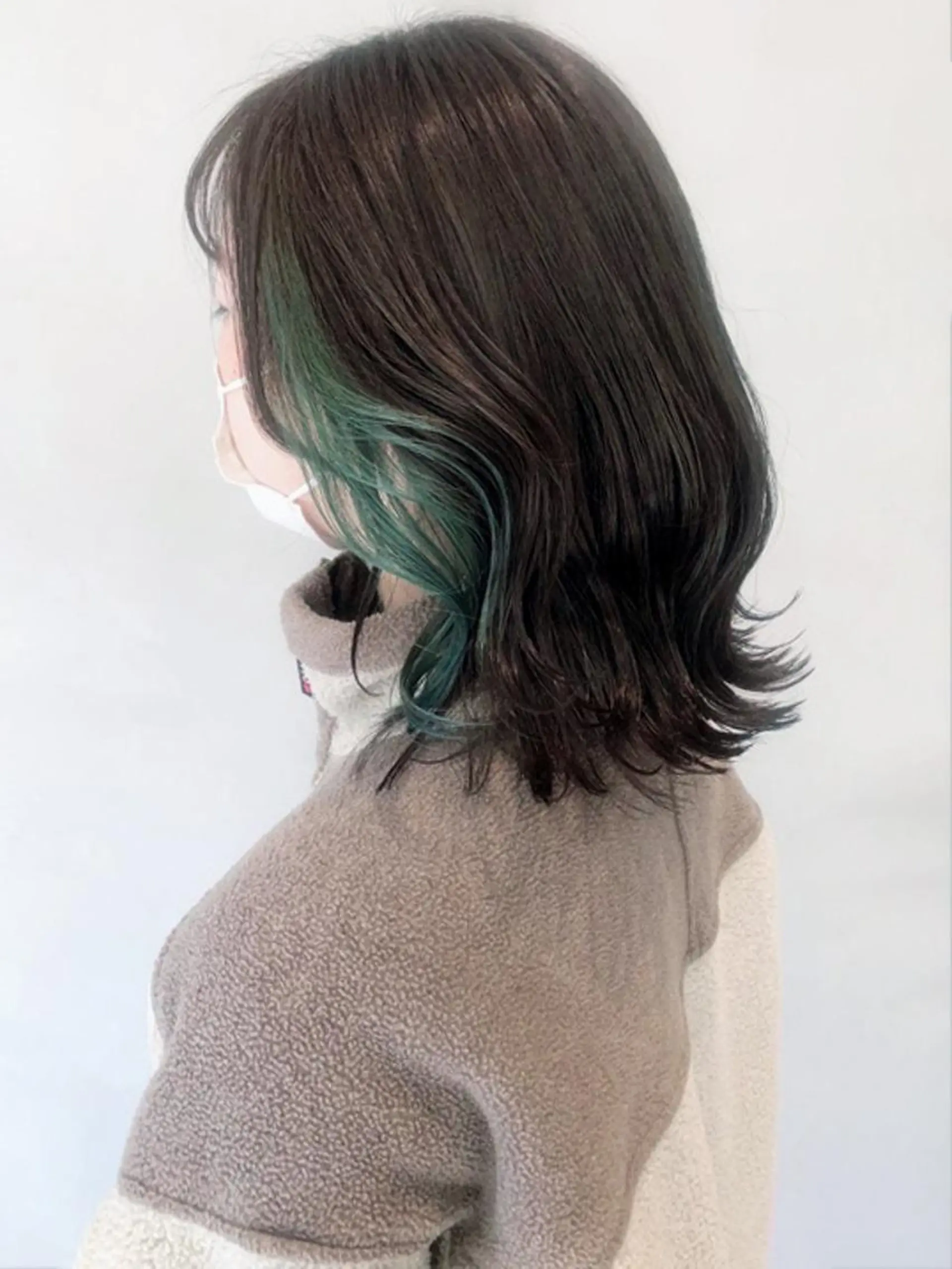 ミディアム カラー インナーカラー カット ヘアカラー トリートメント ITbyALBUM 松戸のヘアスタイル