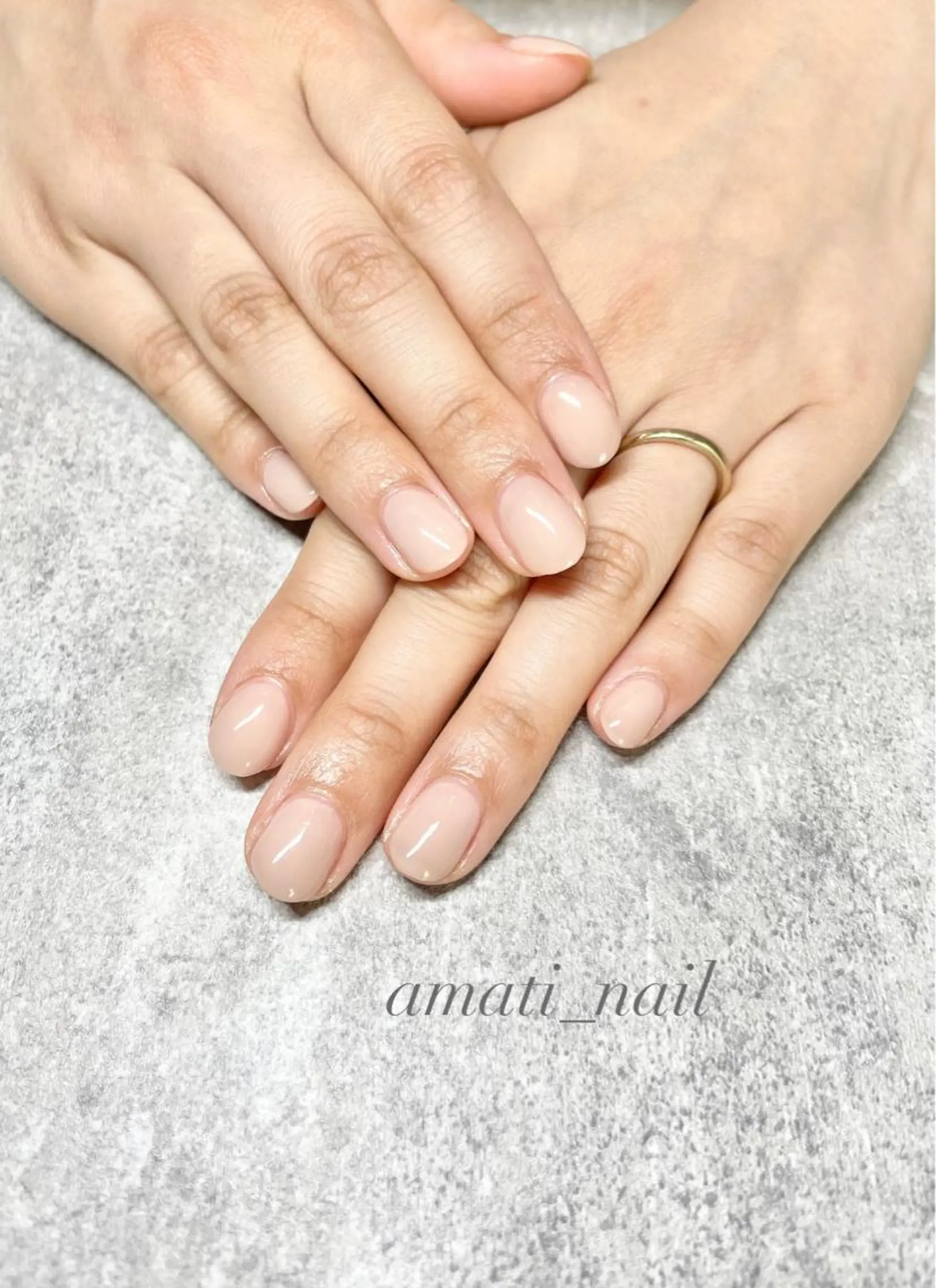 ネイル フレンチネイル ミラーネイル ニュアンスネイル ワンカラーネイル 春ネイル ハンドネイル amati_nail TAKAKOのネイルデザイン
