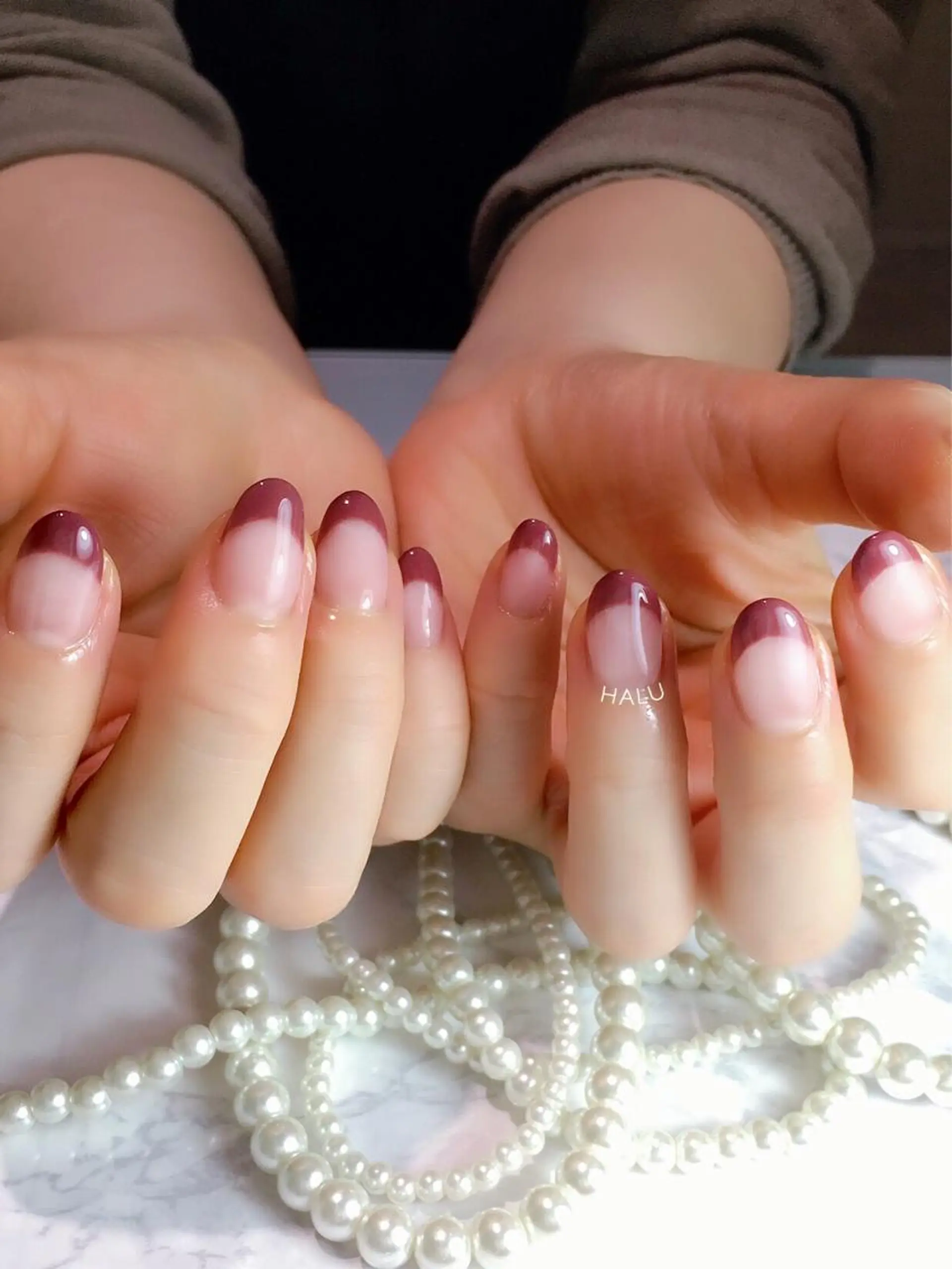 ネイル フレンチネイル HALU ハルのネイルデザイン