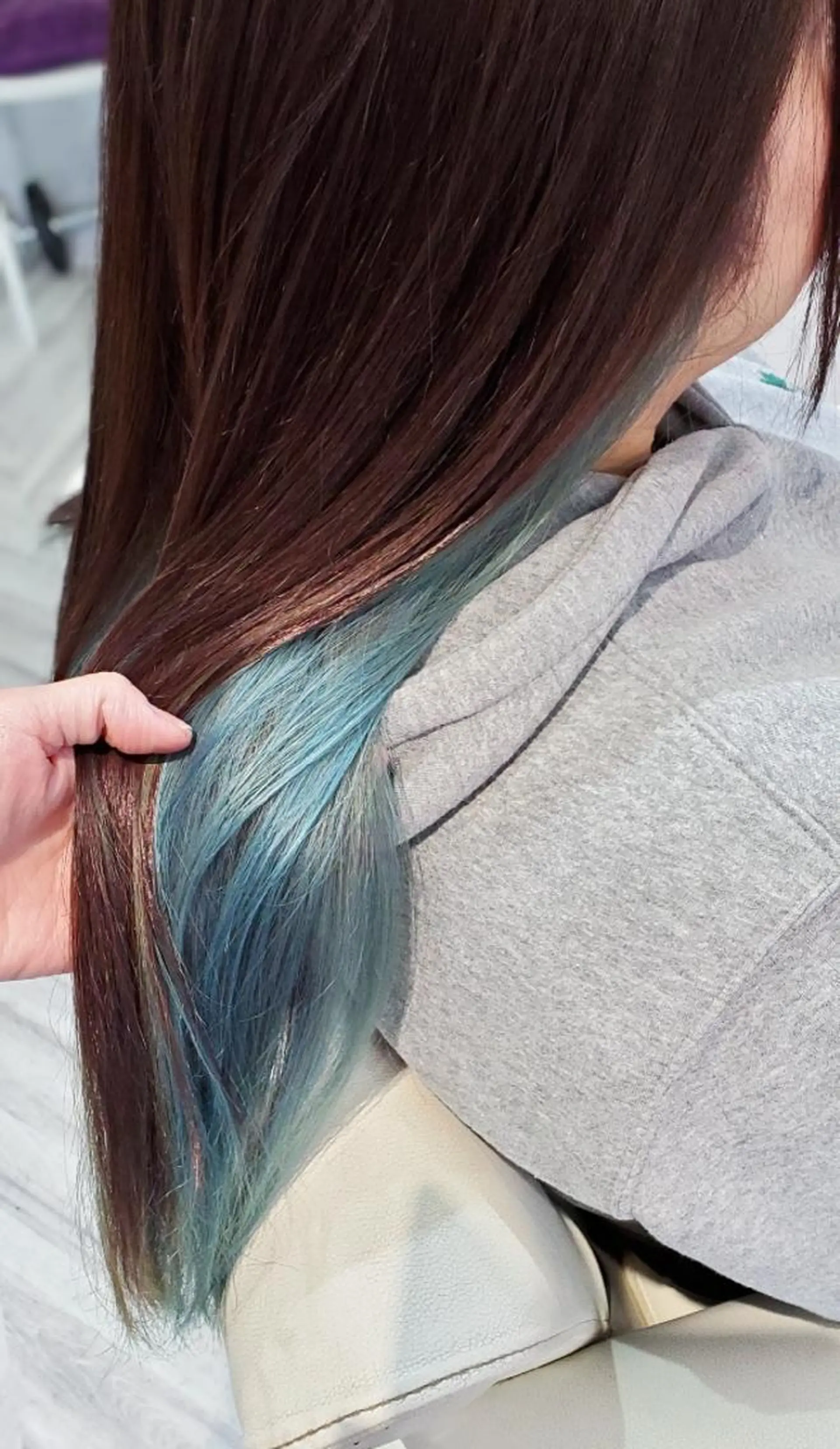 カラー ロング ヘアアレンジ ナカシマ  アユミのヘアスタイル