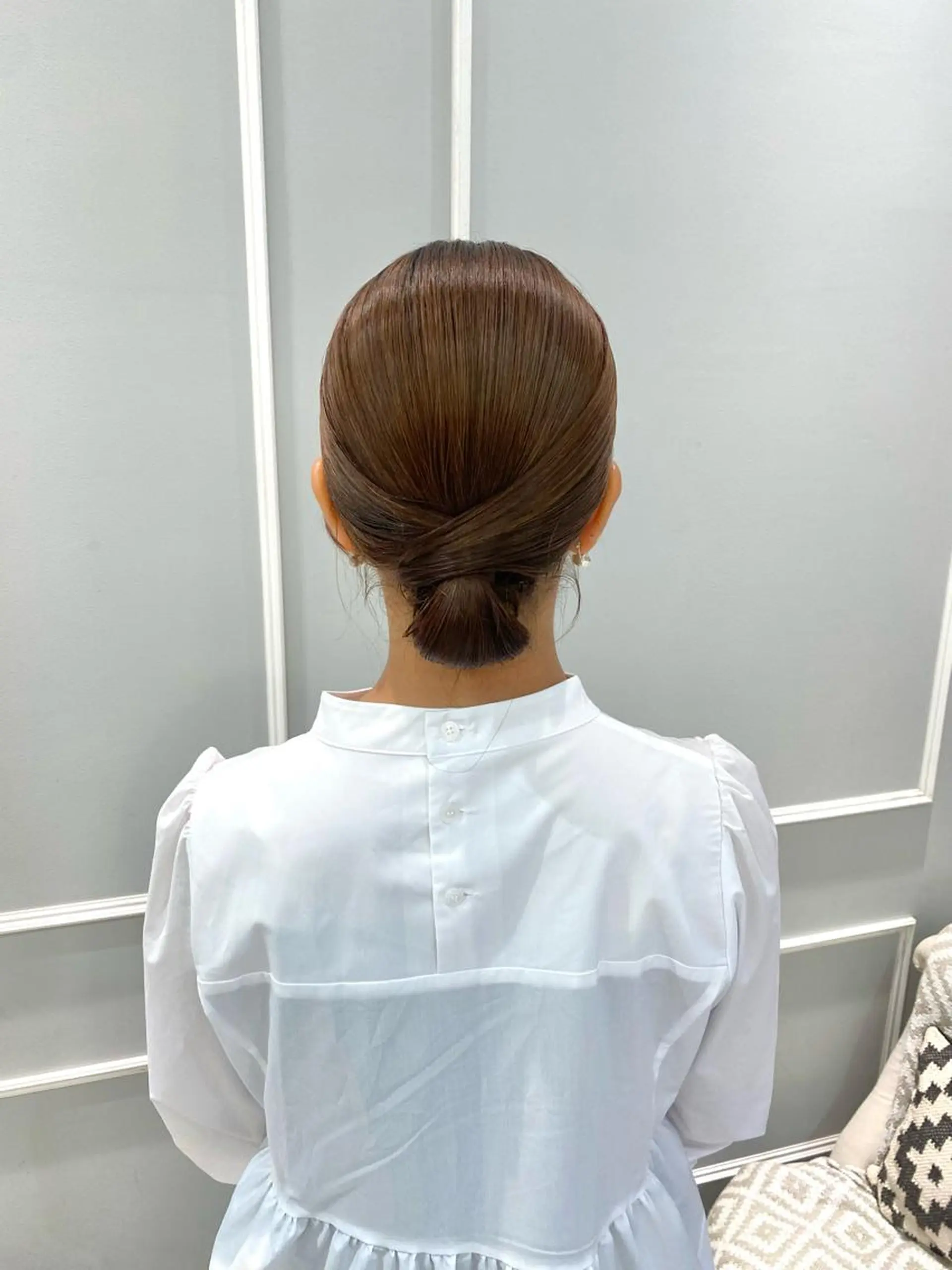 ミディアム ヘアアレンジ 韓国ヘア🍒渡辺 咲🍒のヘアスタイル