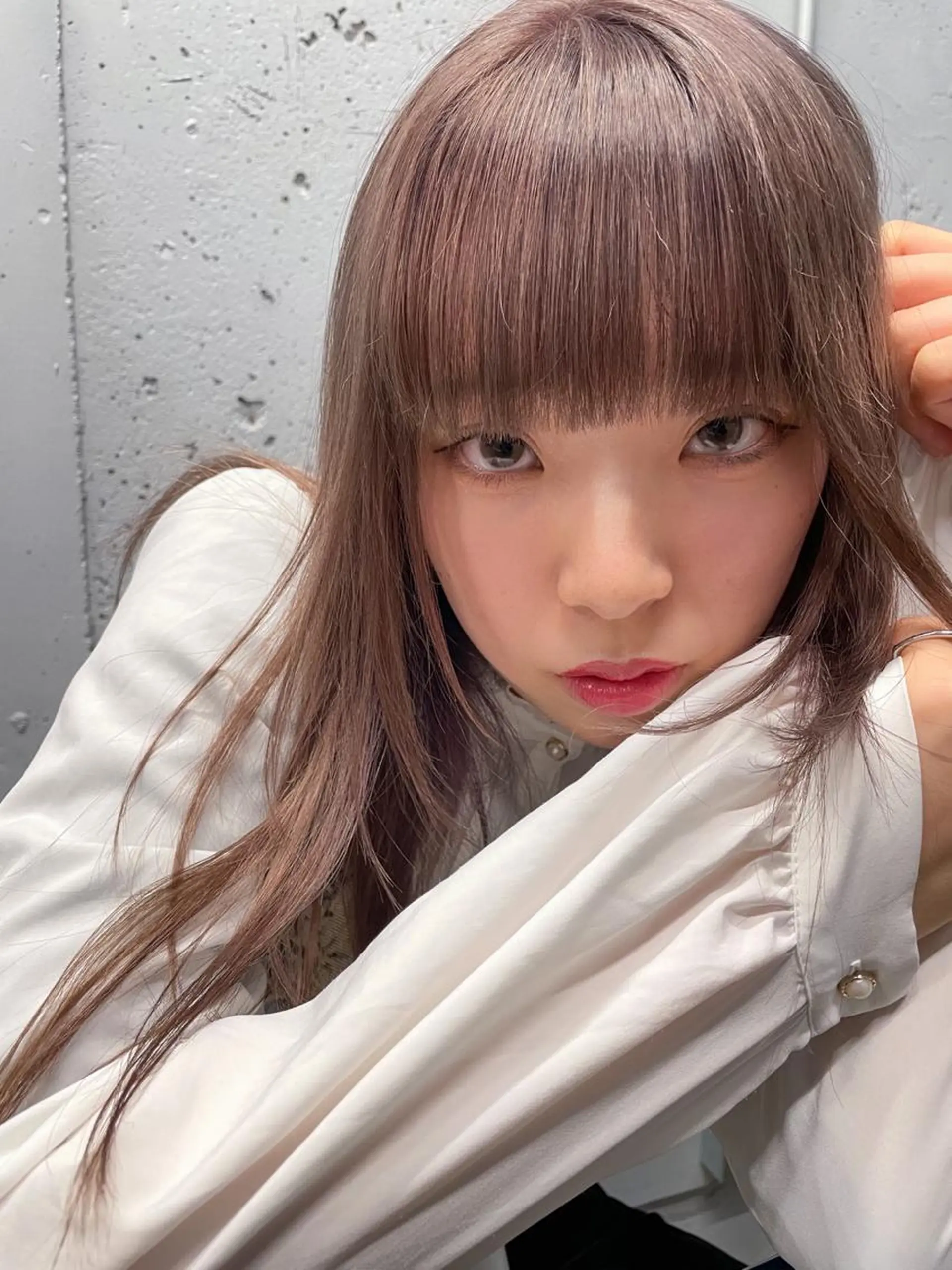 ロング ヘアカラー nessヤマサキ リュウタのヘアスタイル