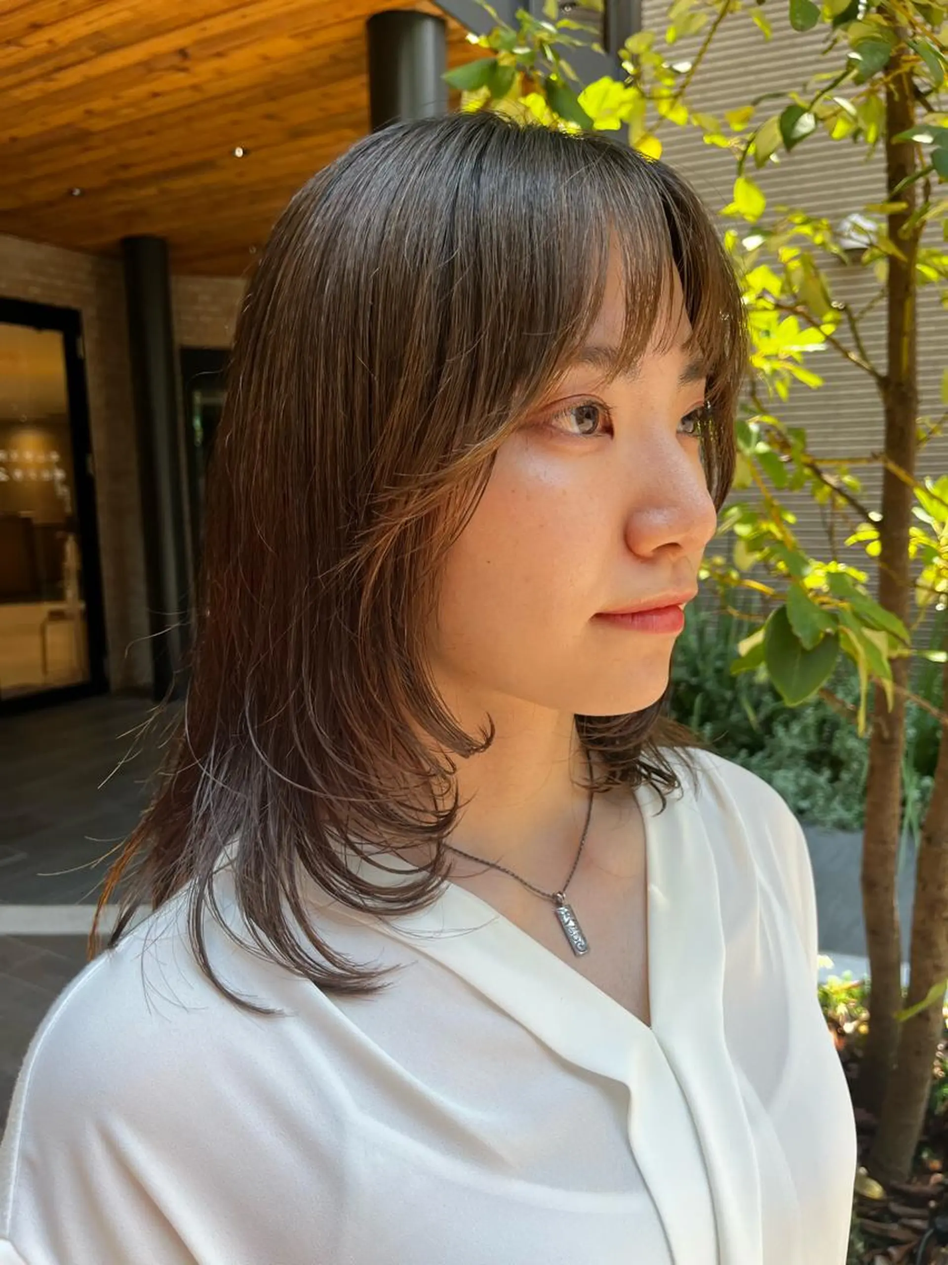 セミロング レイヤーカット GIEN 末吉 海斗のヘアスタイル