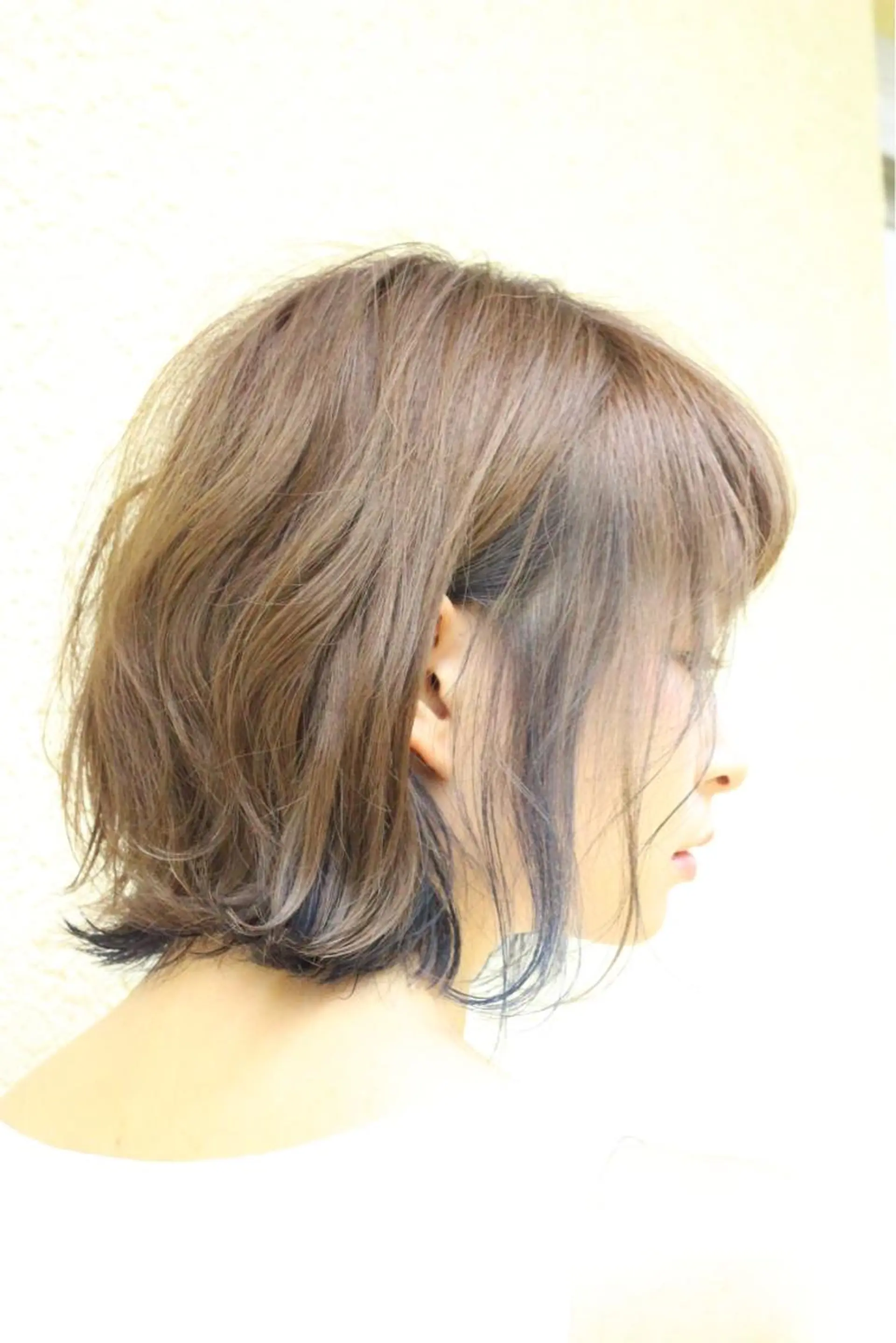 ミディアム カラー インナーカラー ☕️ベージュカラー 内藤光哉☕️のヘアスタイル