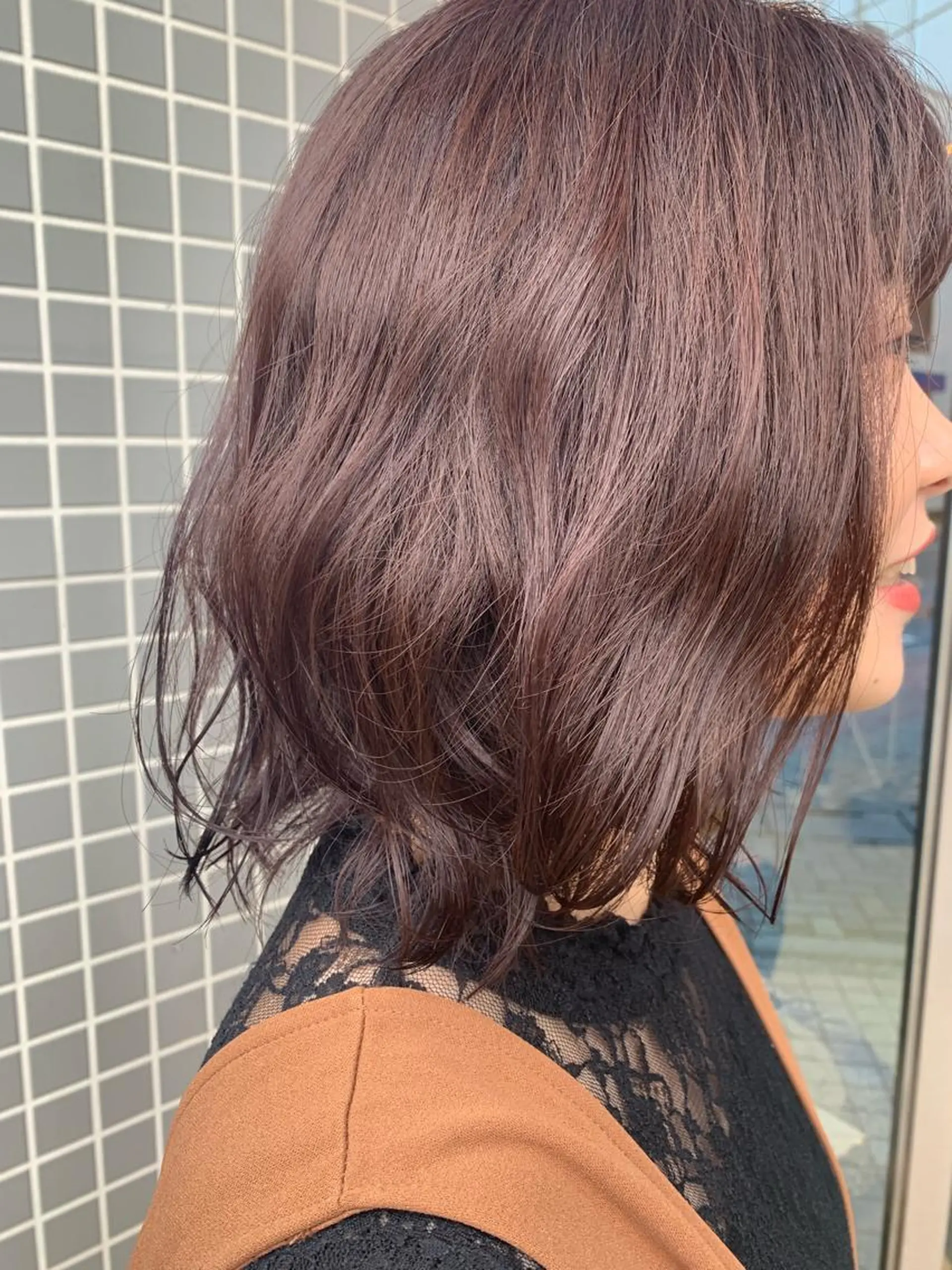 セミロング カラー ヘアカラー トリートメント ヘアセット 🌸スタイリスト 山浦美恵のヘアスタイル