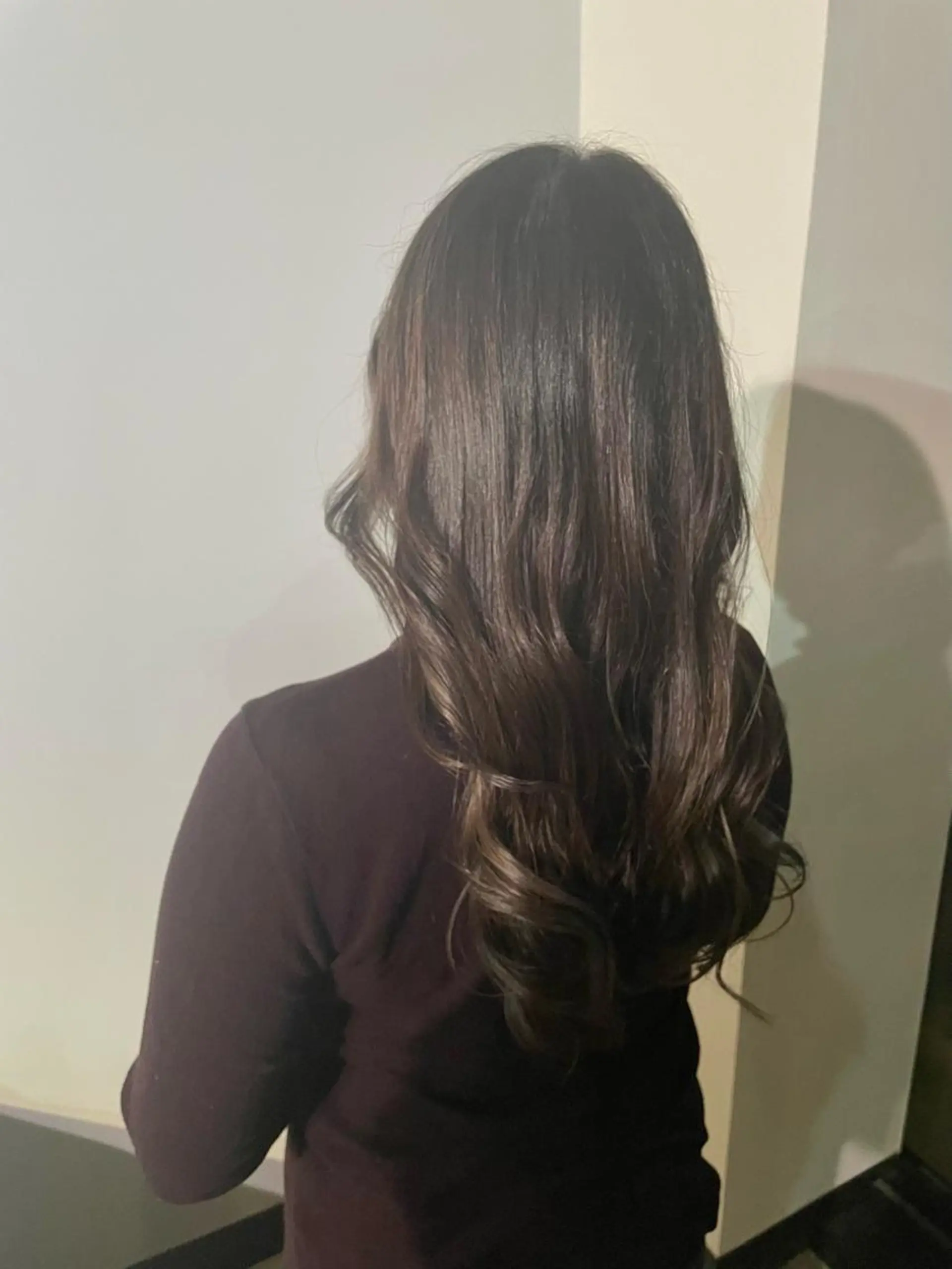 セミロング 顔まわり/W カラー/リョウのヘアスタイル